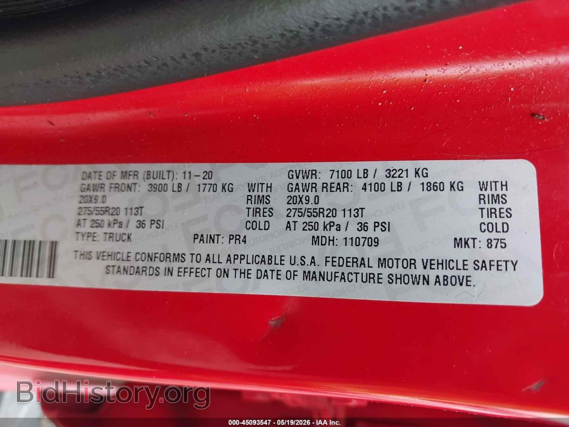 2021 RAM 1500 - VIN: 1C6SRFBTXMN586845 - Photo 9