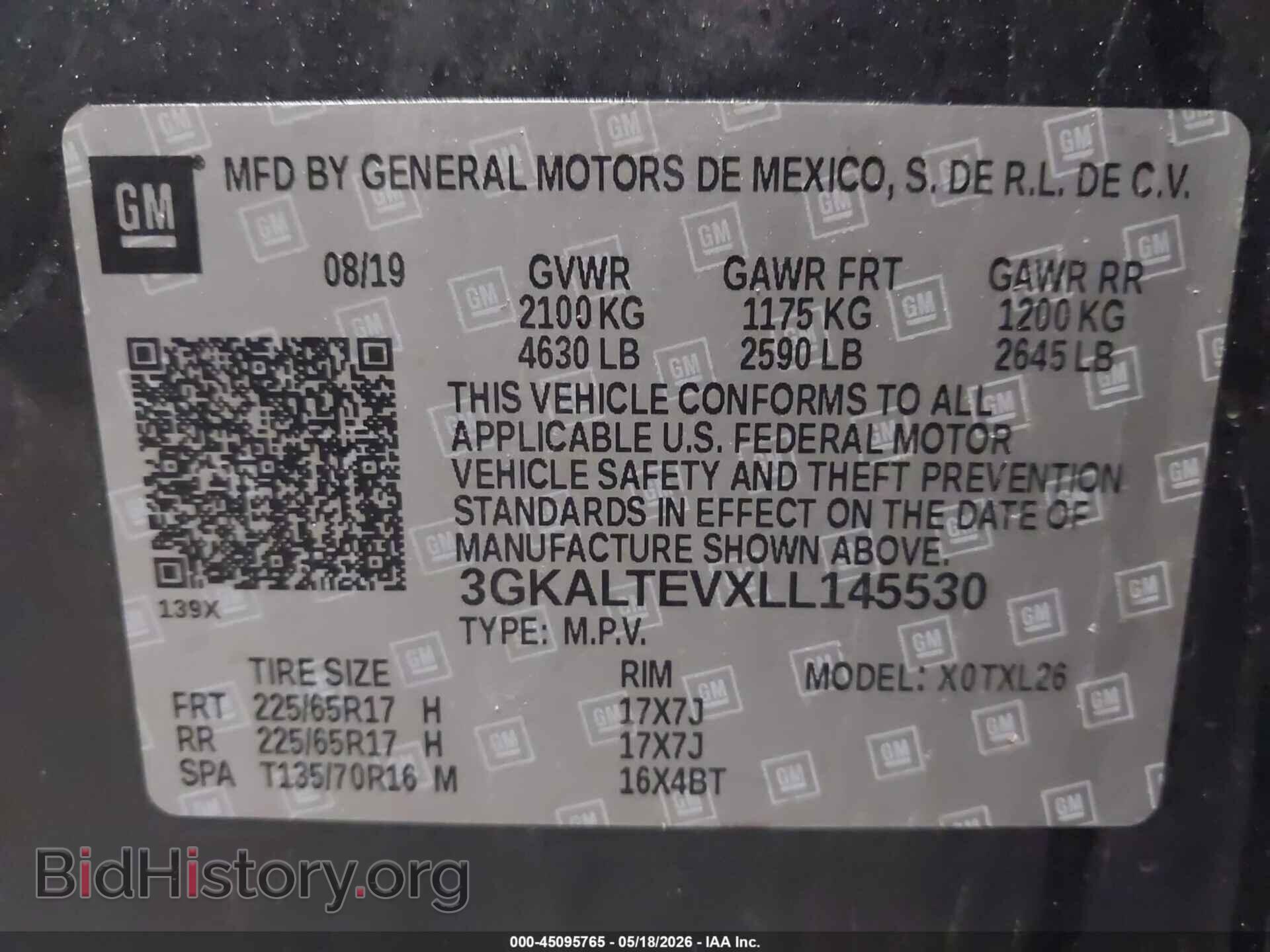 2020 GMC TERRAIN - VIN: 3GKALTEVXLL145530 - Фото 9