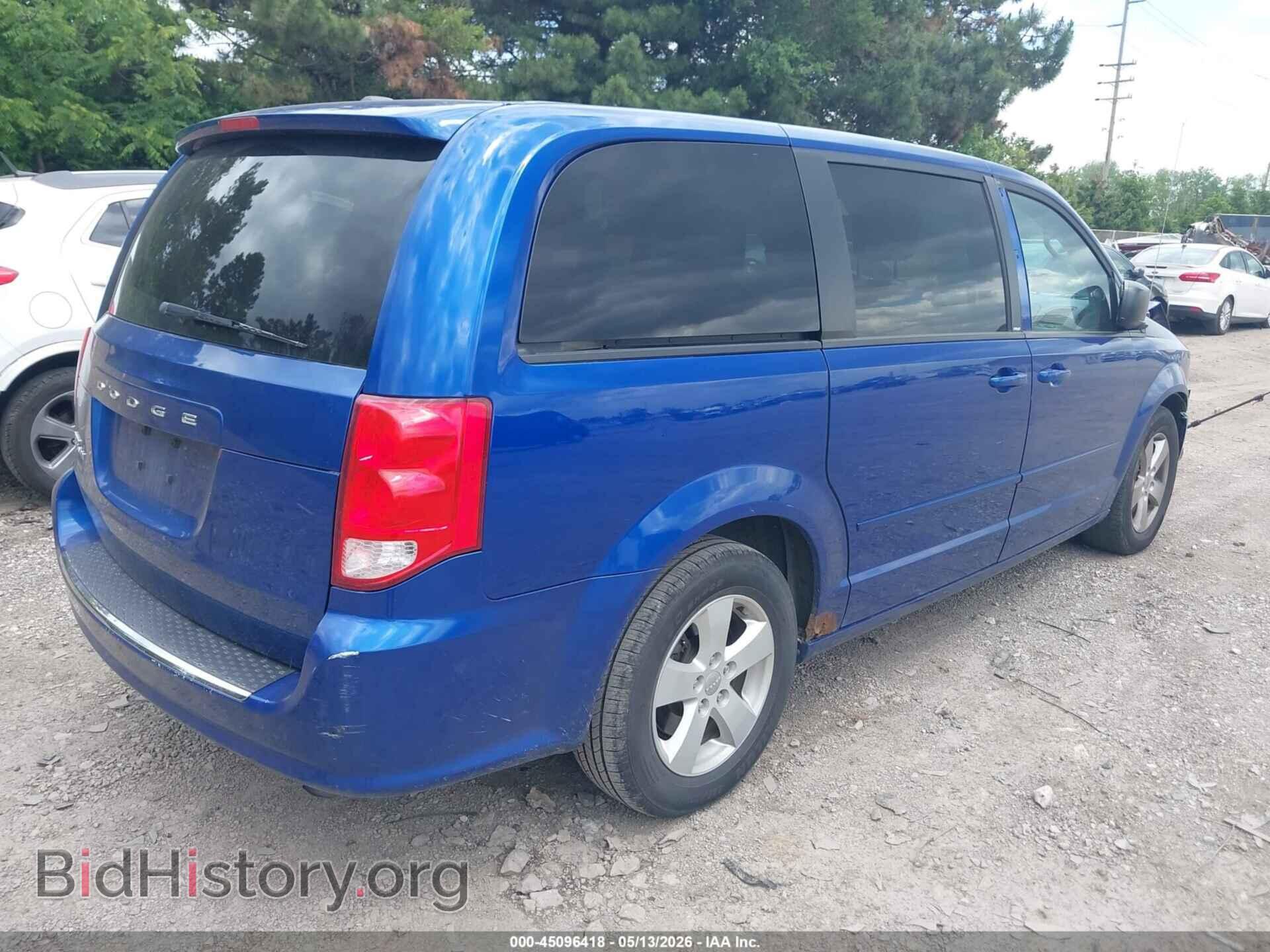 2013 DODGE GRAND CARAVAN - VIN: 2C4RDGBG3DR682348 - Фото 4