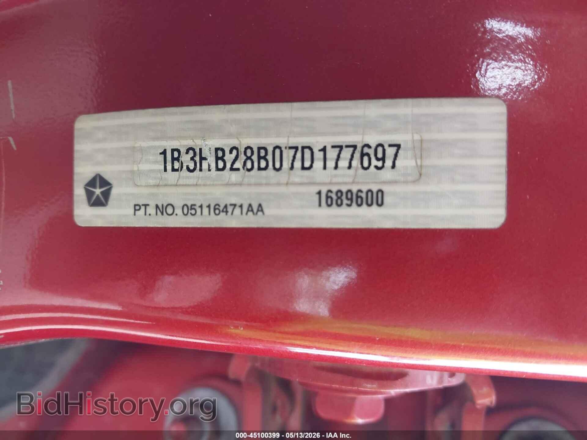 2007 DODGE CALIBER - VIN: 1B3HB28B07D177697 - Photo 9