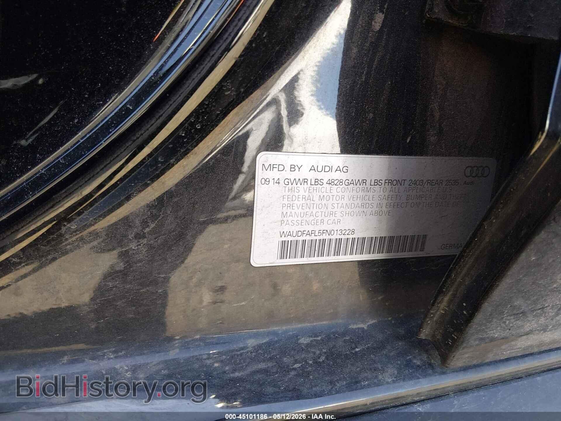 2015 AUDI A4 - VIN: WAUDFAFL5FN013228 - Photo 9