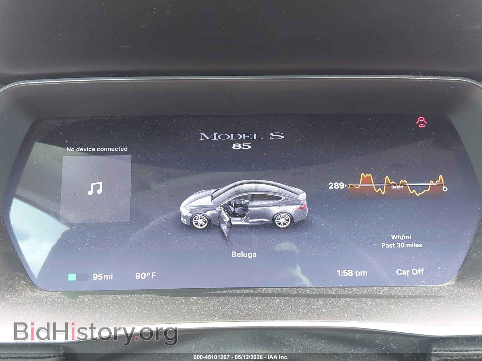 2014 TESLA MODEL S - VIN: 5YJSA1H11EFP47589 - Photo 7