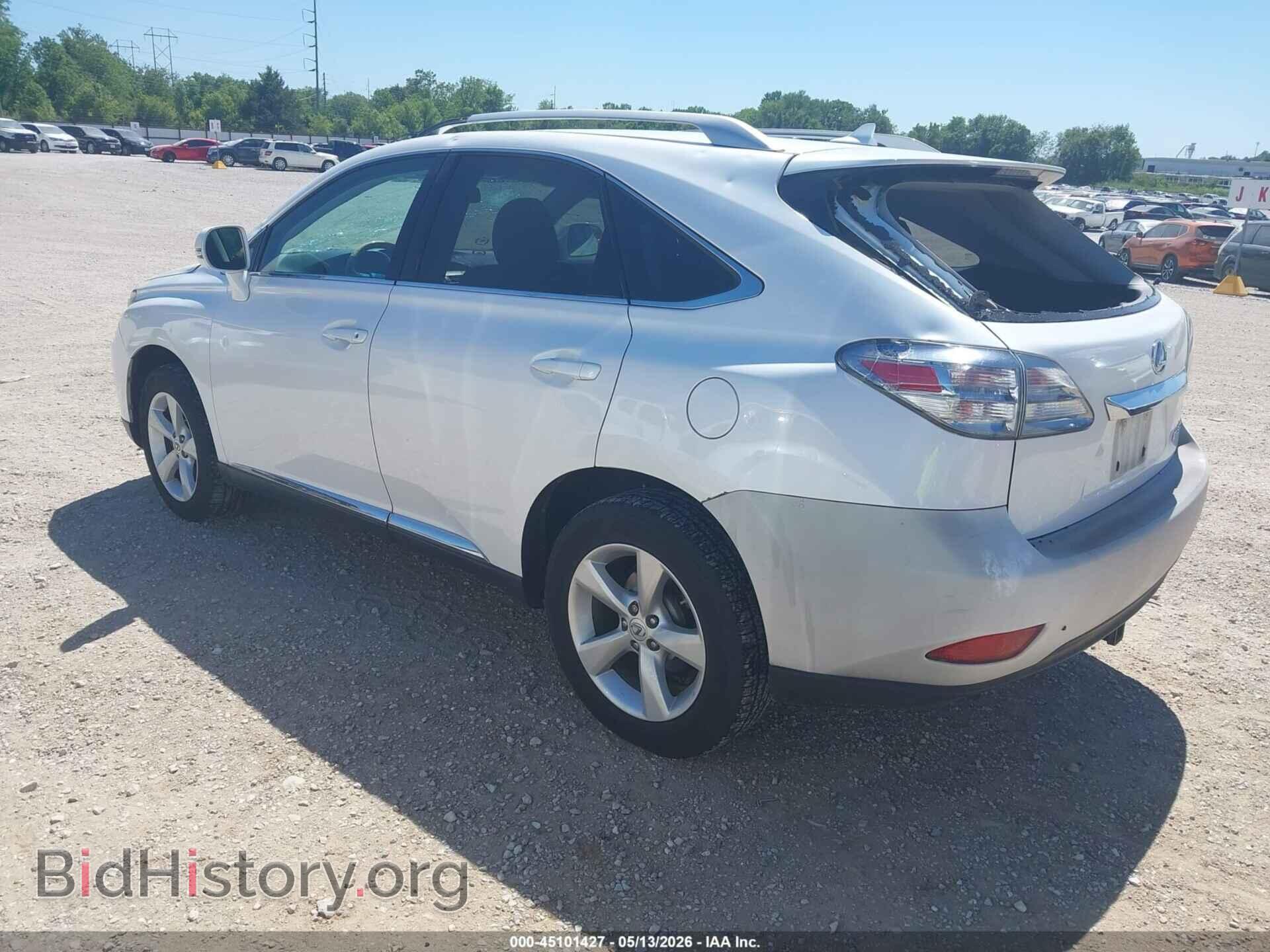 2012 LEXUS RX 350 - VIN: 2T2BK1BA4CC143859 - Фото 3