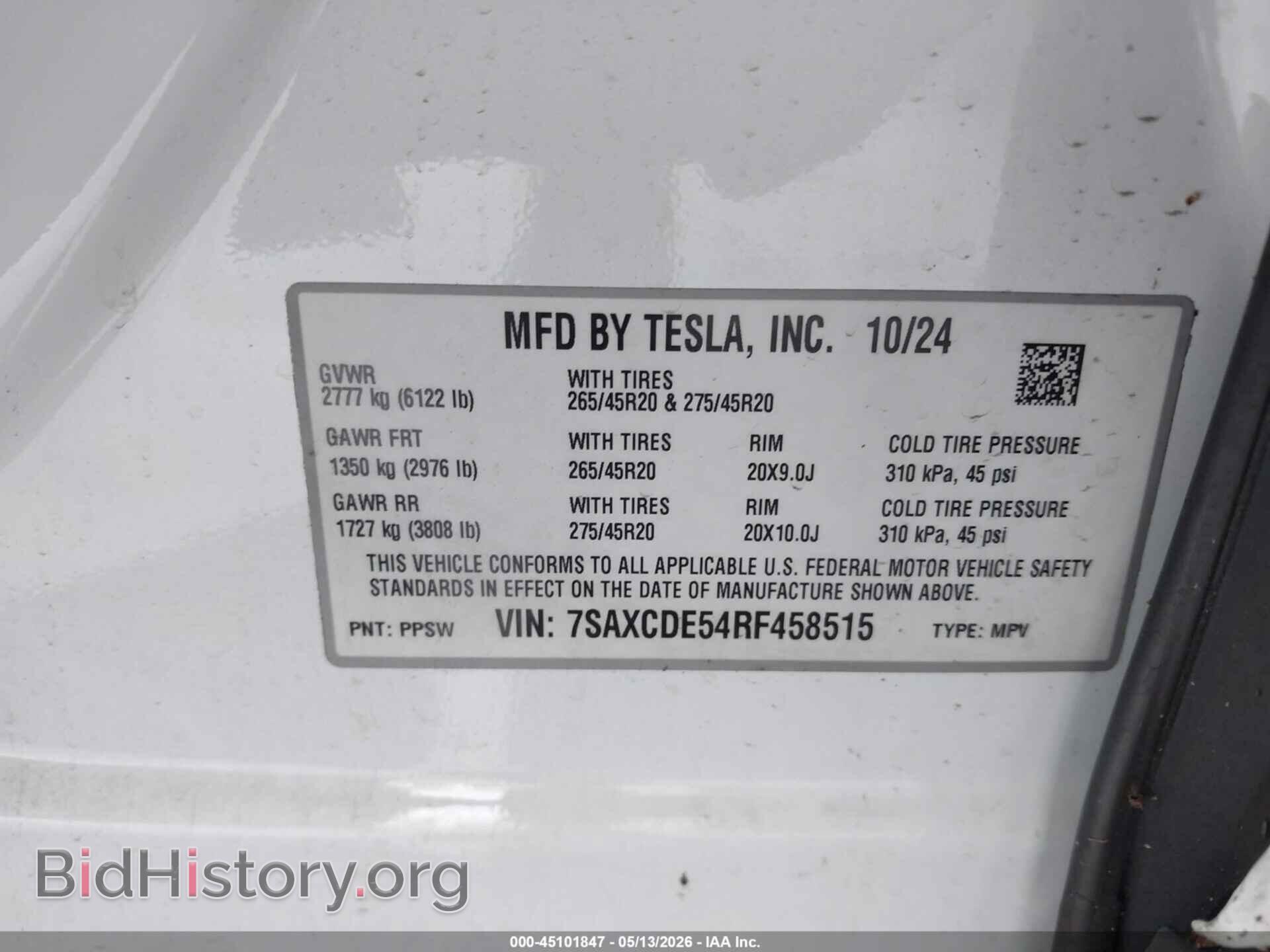 2024 TESLA MODEL X - VIN: 7SAXCDE54RF458515 - Фото 9