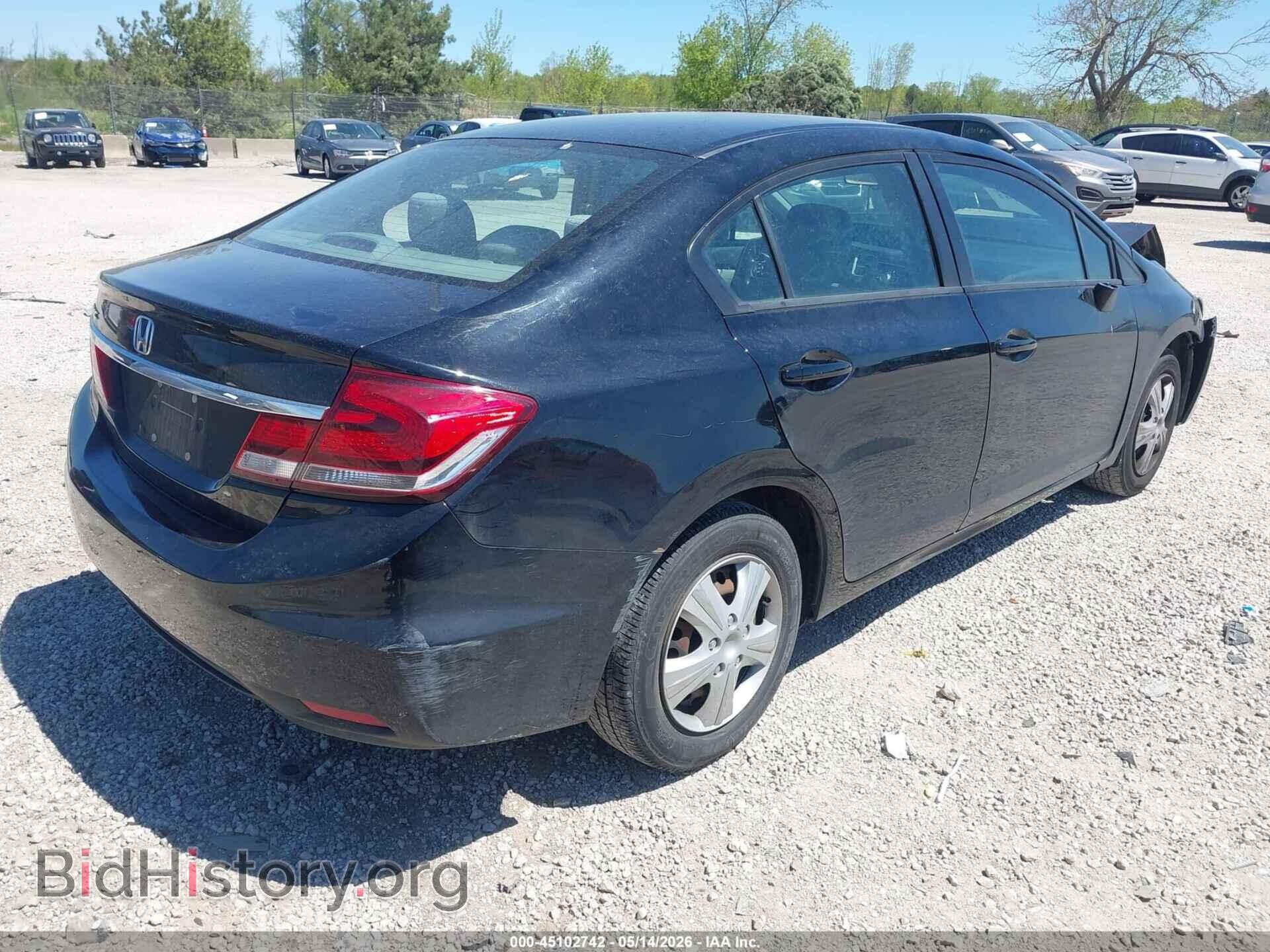 2014 HONDA CIVIC - VIN: 19XFB2F58EE007358 - Фото 4
