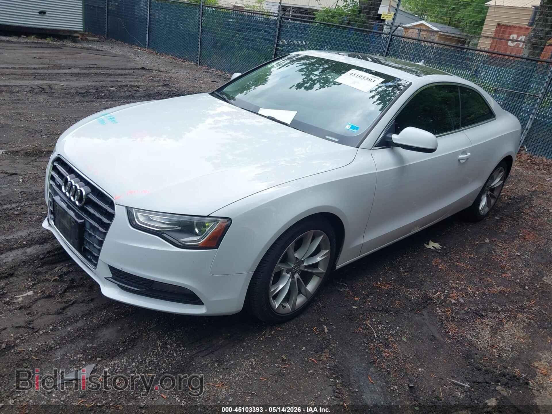 2013 AUDI A5 - VIN: WAULFAFR6DA012772 - Photo 2