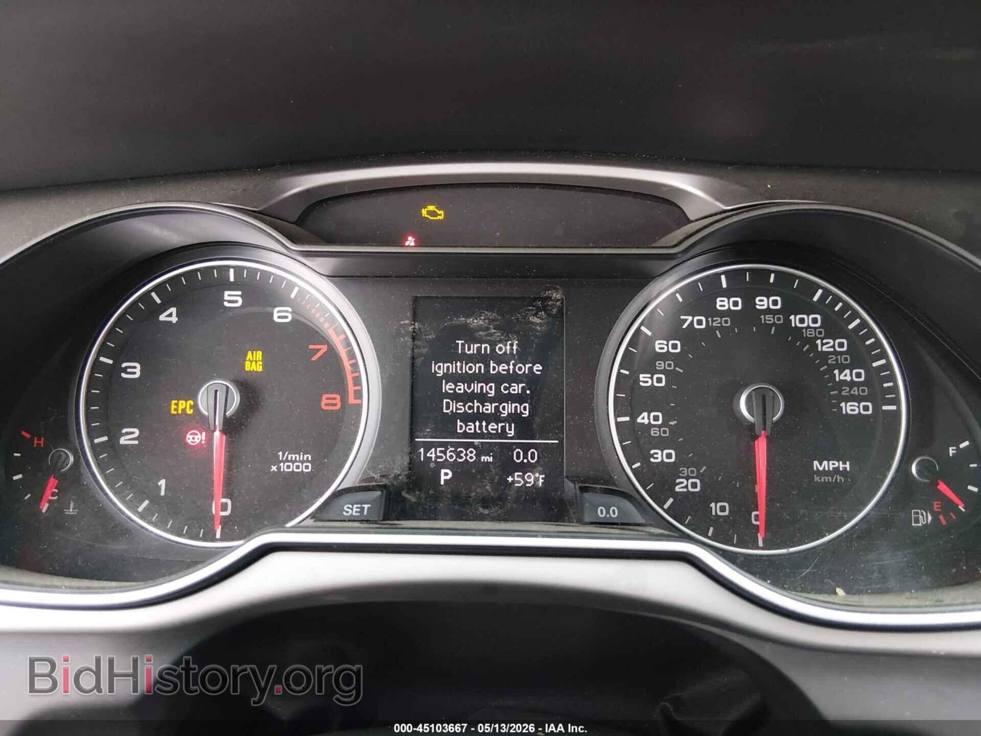 2013 AUDI A4 - VIN: WAUFFAFL0DN050340 - Фото 7