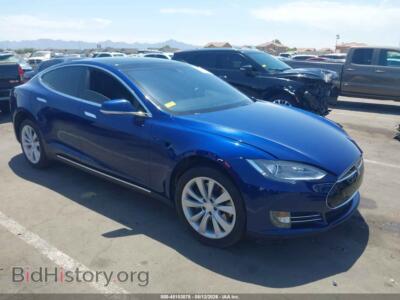 2016 Tesla MODEL S 60d/70d/75d/85d/90d, синий — VIN 5YJSA1E2XGF127257, IAAI