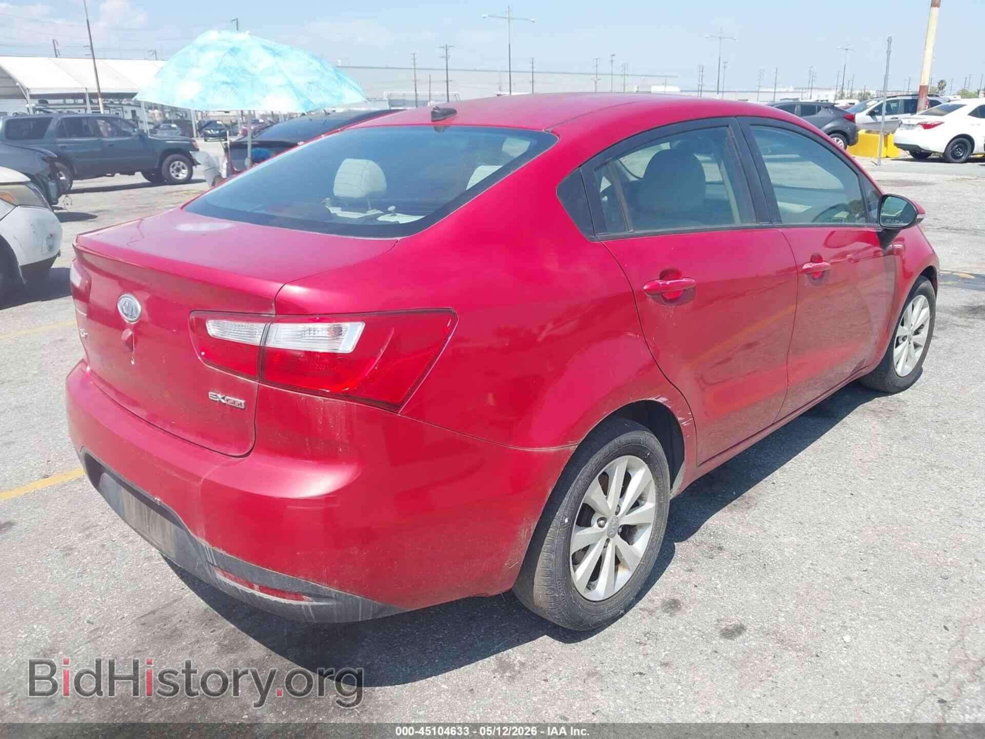 2012 KIA RIO - VIN: KNADN4A35C6094622 - Photo 4