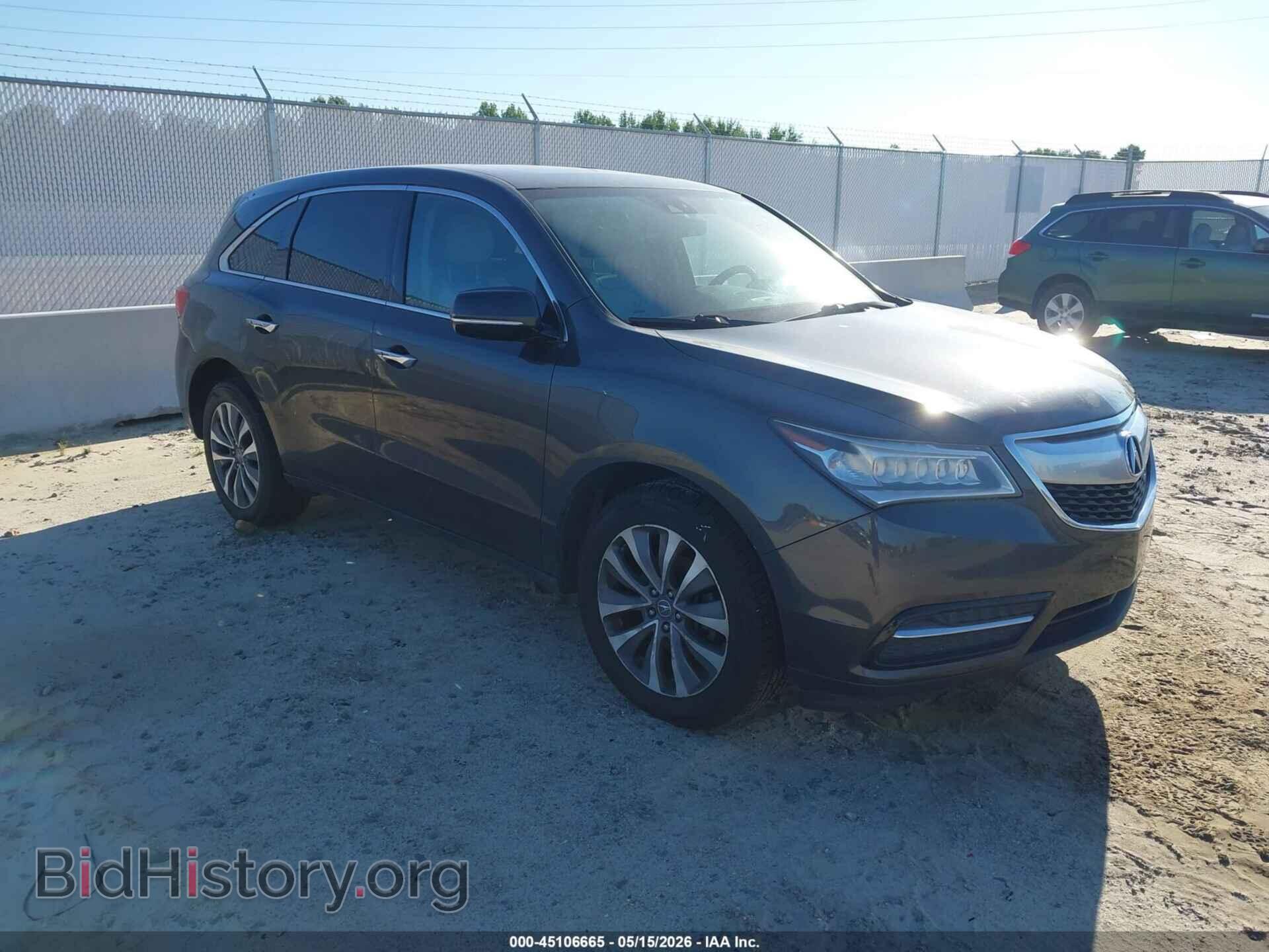 Photo 5FRYD4H41EB036082 - ACURA MDX 2014