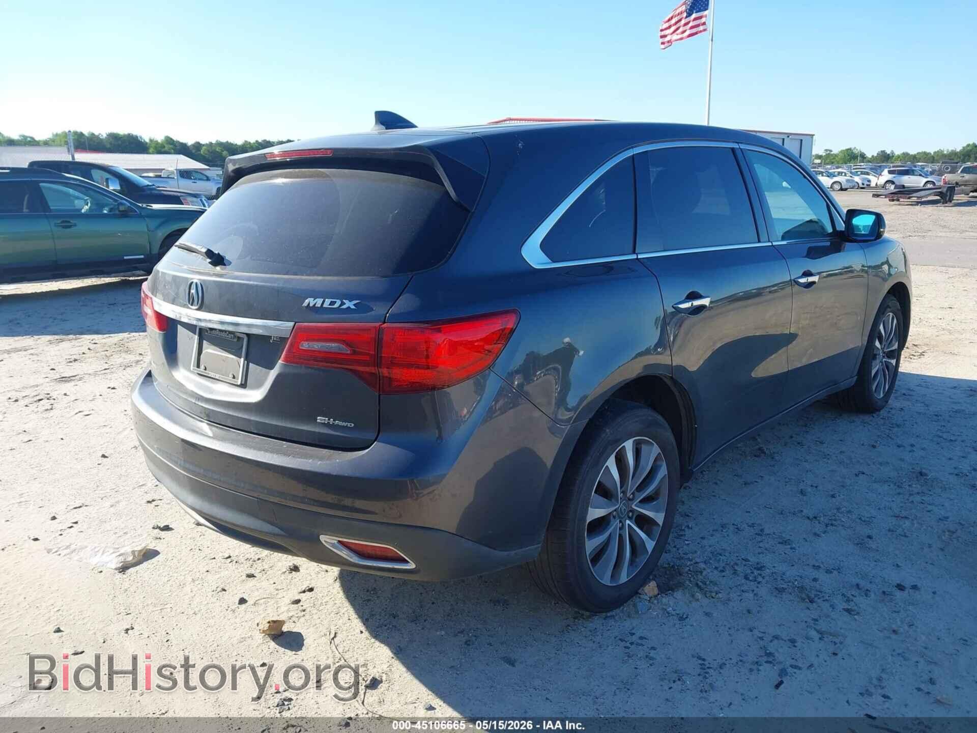 2014 ACURA MDX - VIN: 5FRYD4H41EB036082 - Photo 4