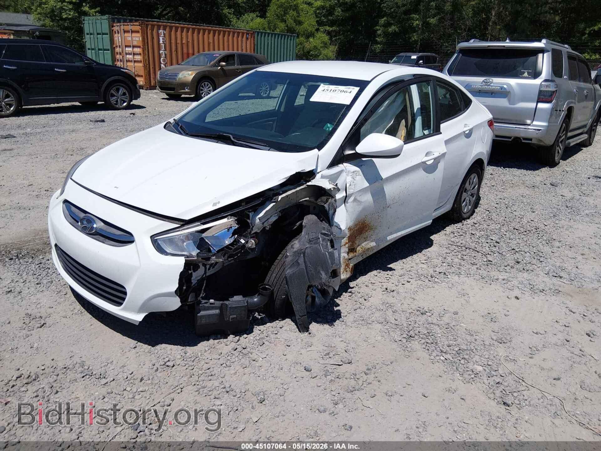 2017 HYUNDAI ACCENT - VIN: KMHCT4AE4HU342976 - Фото 2