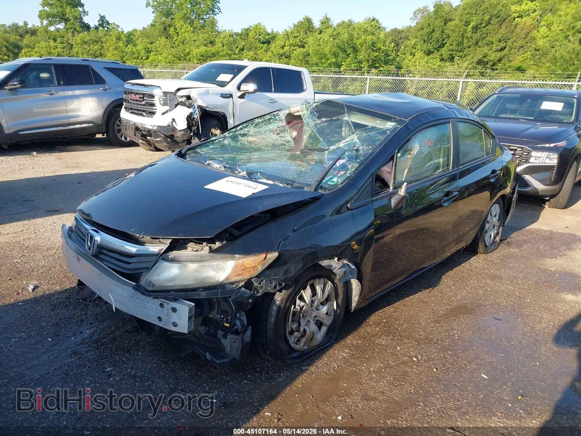 2012 HONDA CIVIC - VIN: 19XFB2F58CE107375 - Фото 2