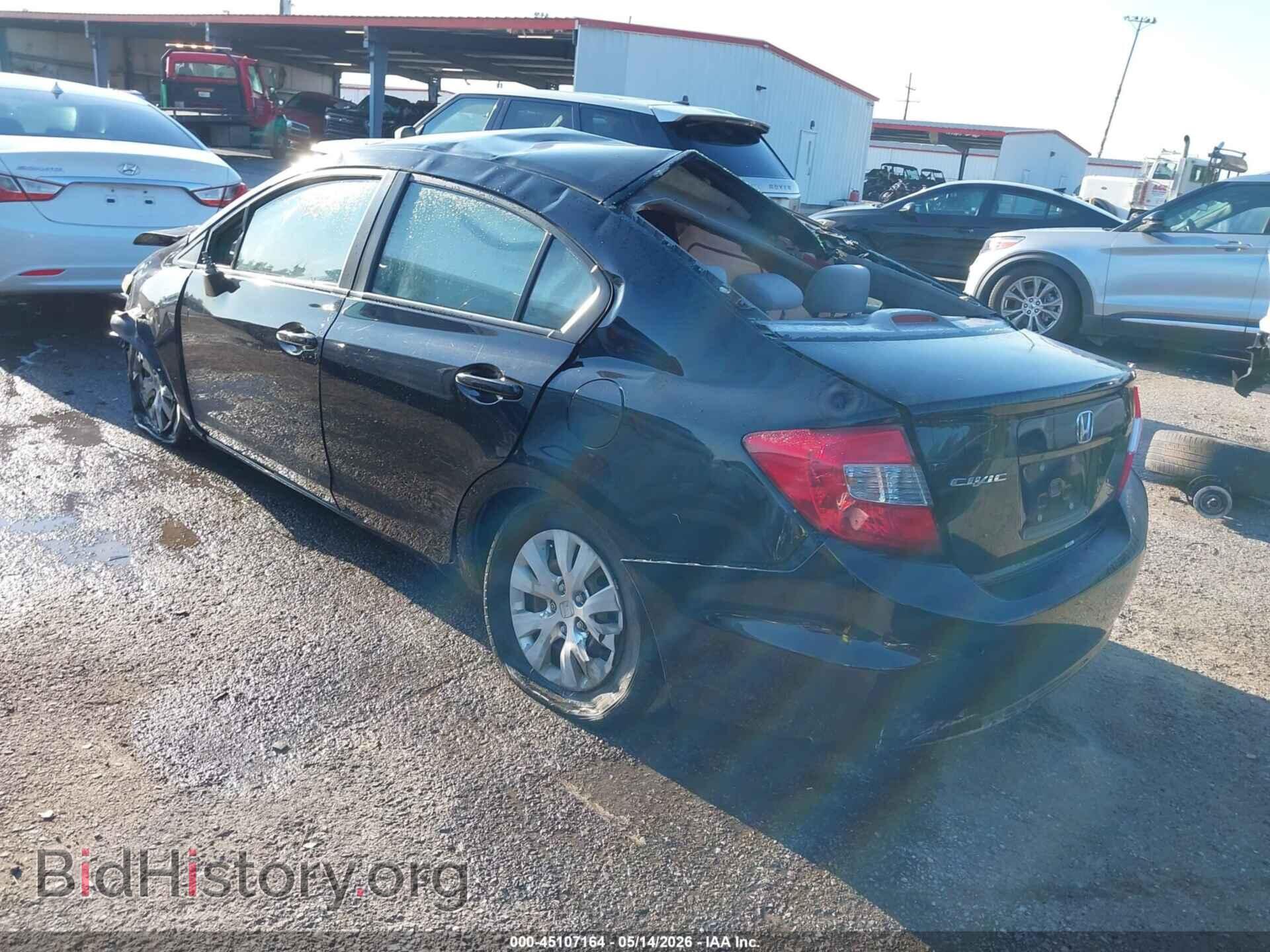 2012 HONDA CIVIC - VIN: 19XFB2F58CE107375 - Фото 3