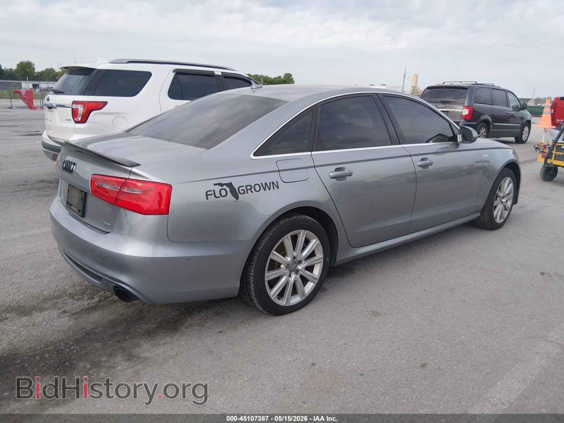 2012 AUDI A6 - VIN: WAUHGAFC5CN087680 - Фото 4