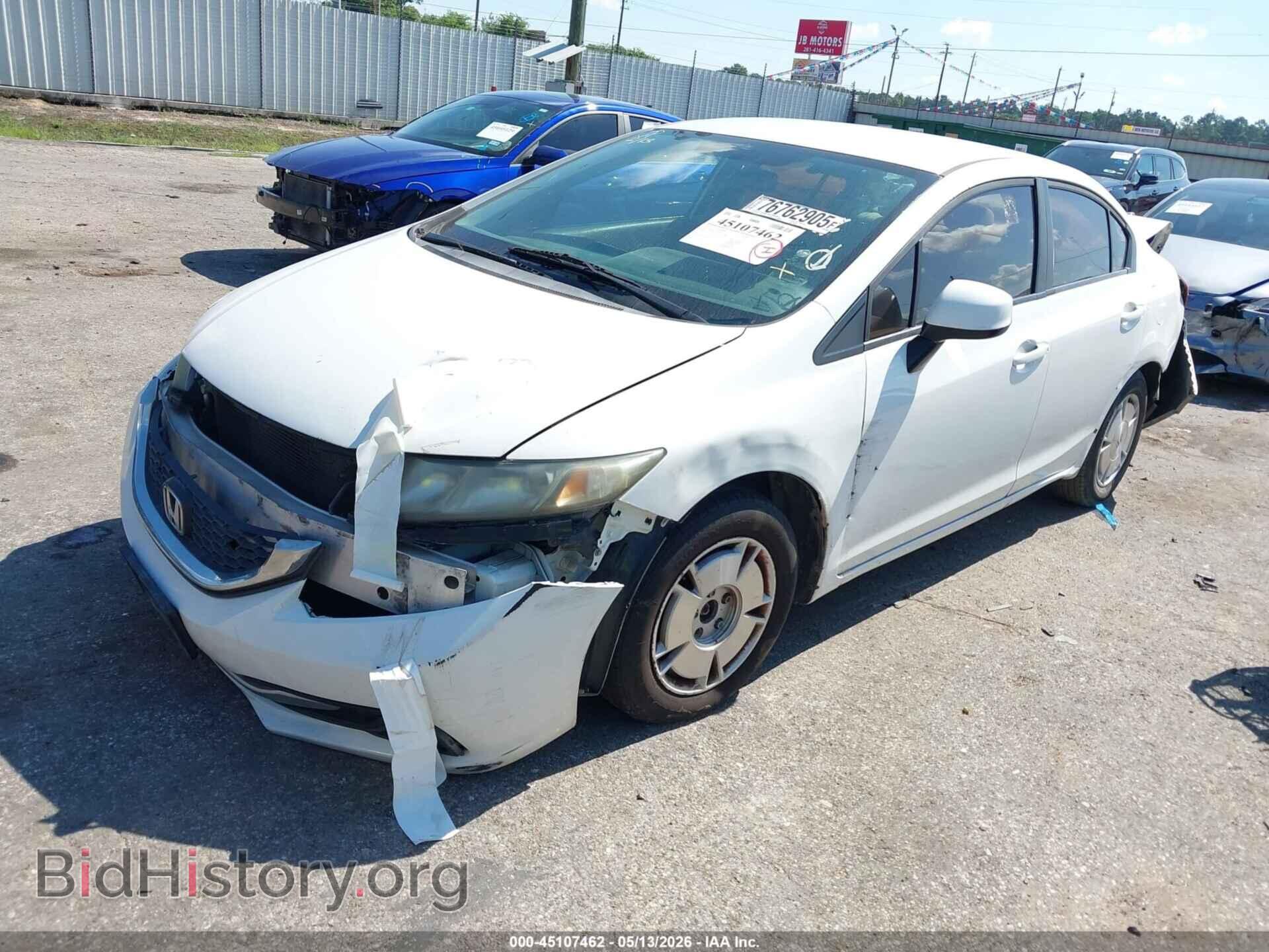 2013 HONDA CIVIC - VIN: 2HGFB2F63DH543163 - Фото 2