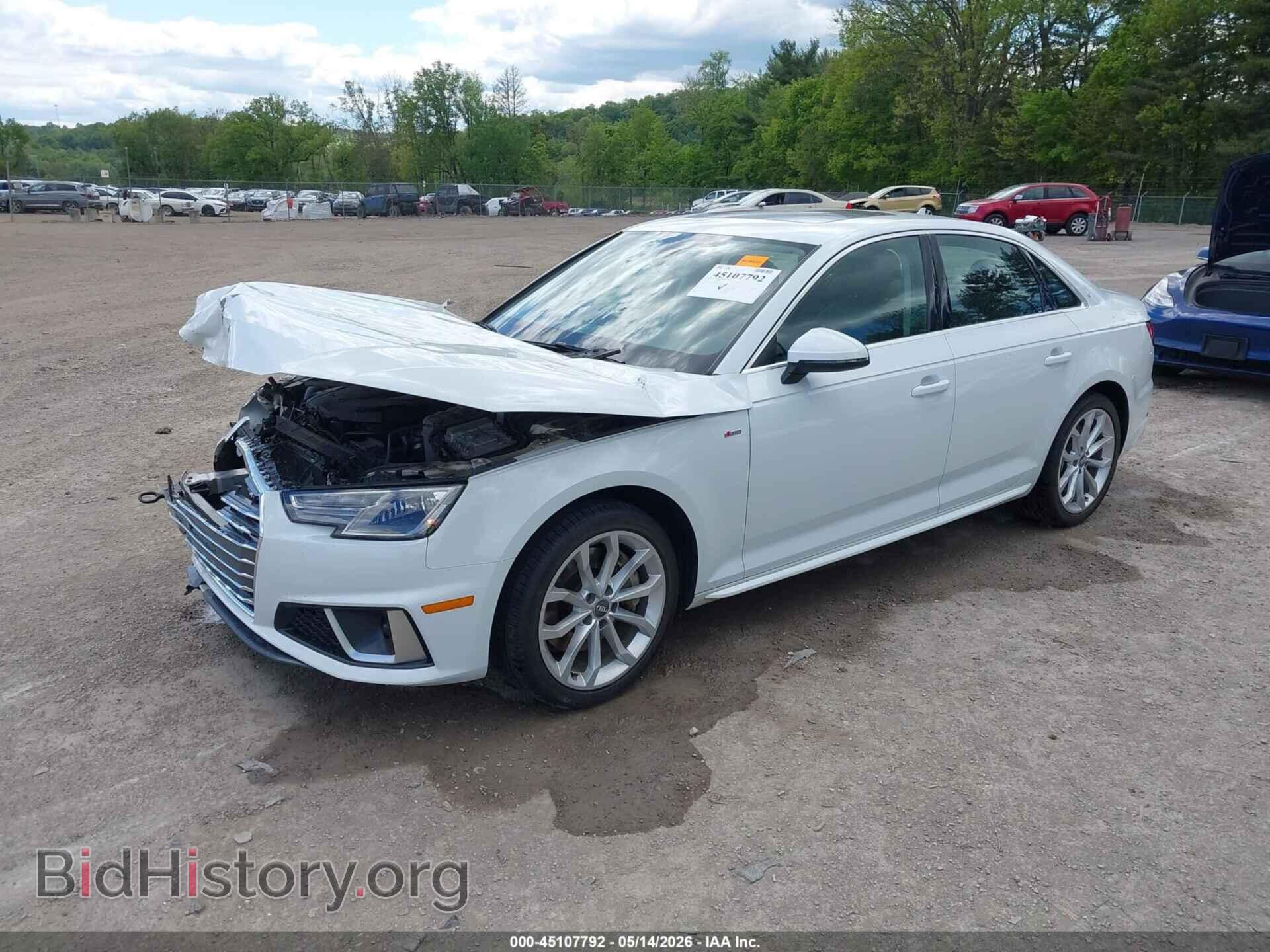 2019 AUDI A4 - VIN: WAUDNAF46KA118292 - Фото 2