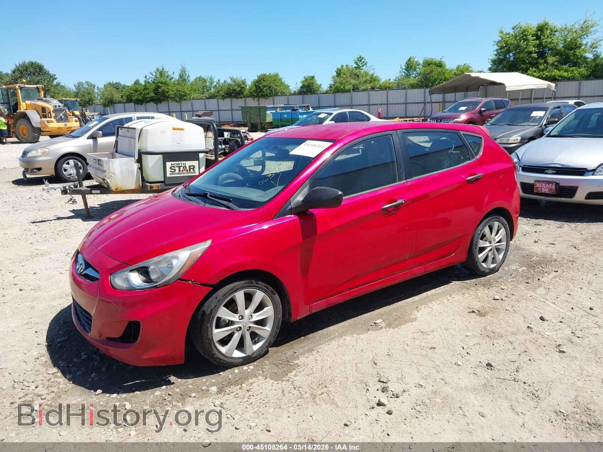 2013 HYUNDAI ACCENT - VIN: KMHCU5AEXDU063433 - Фото 2