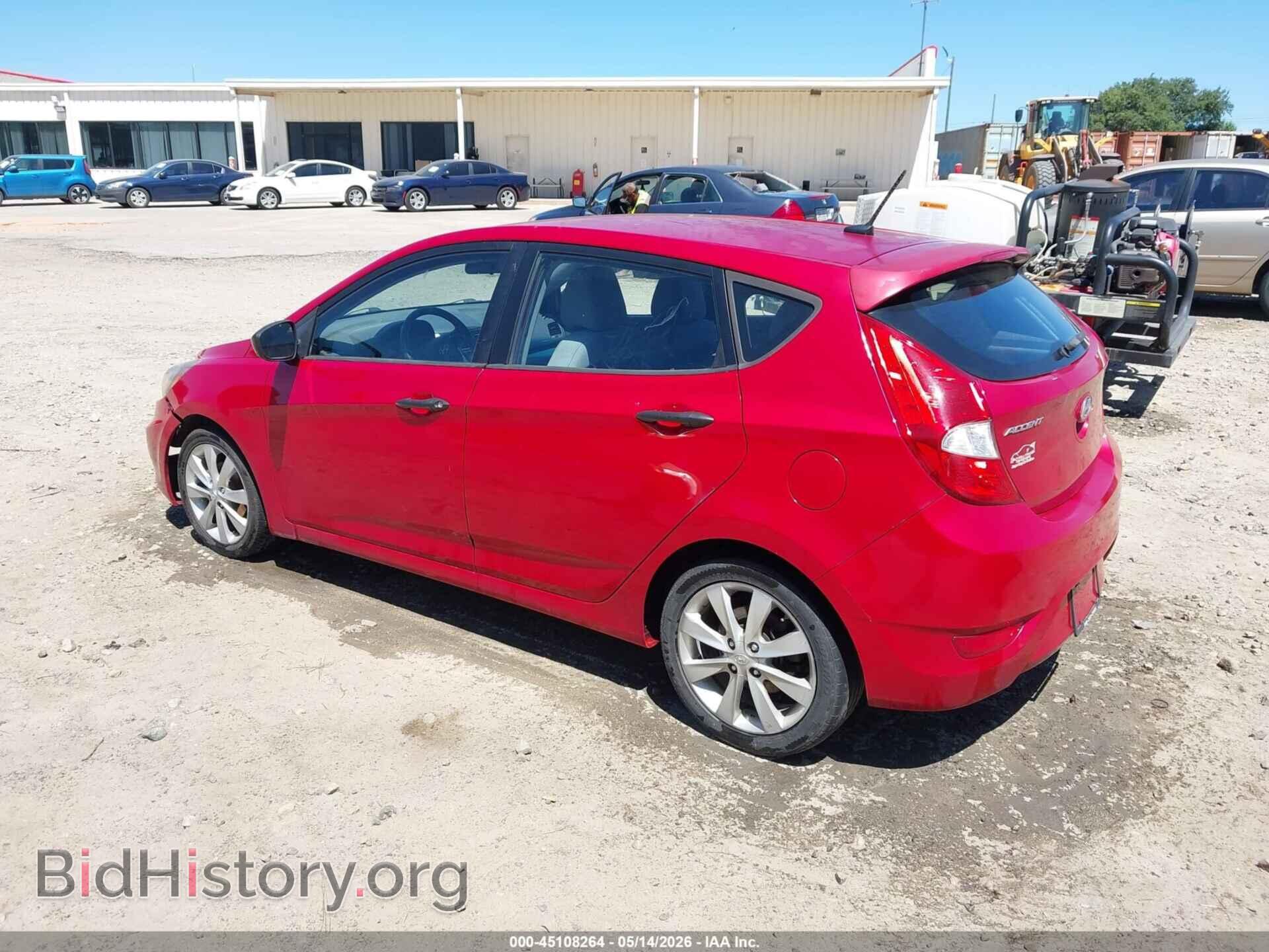 2013 HYUNDAI ACCENT - VIN: KMHCU5AEXDU063433 - Фото 3