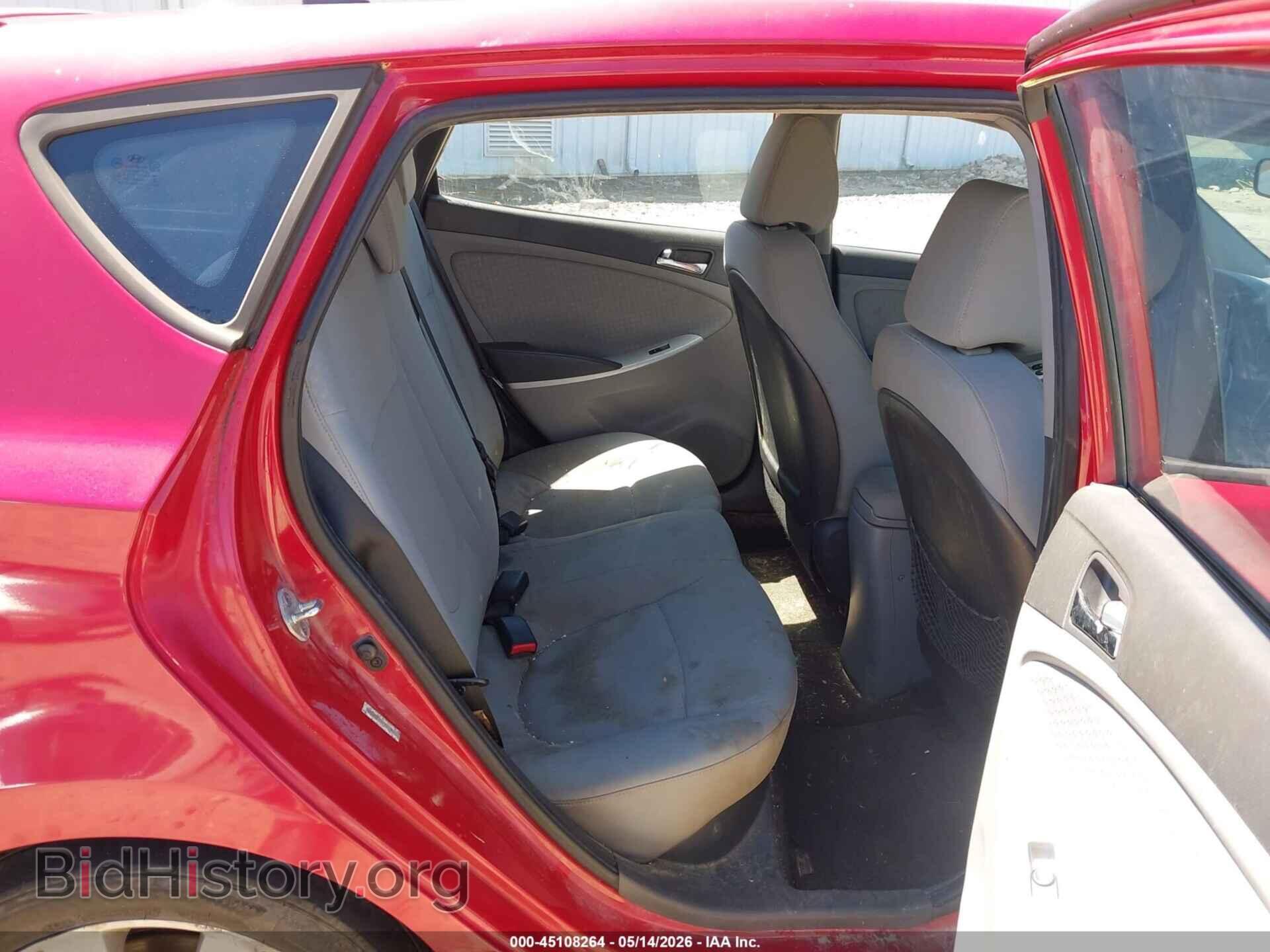 2013 HYUNDAI ACCENT - VIN: KMHCU5AEXDU063433 - Фото 8