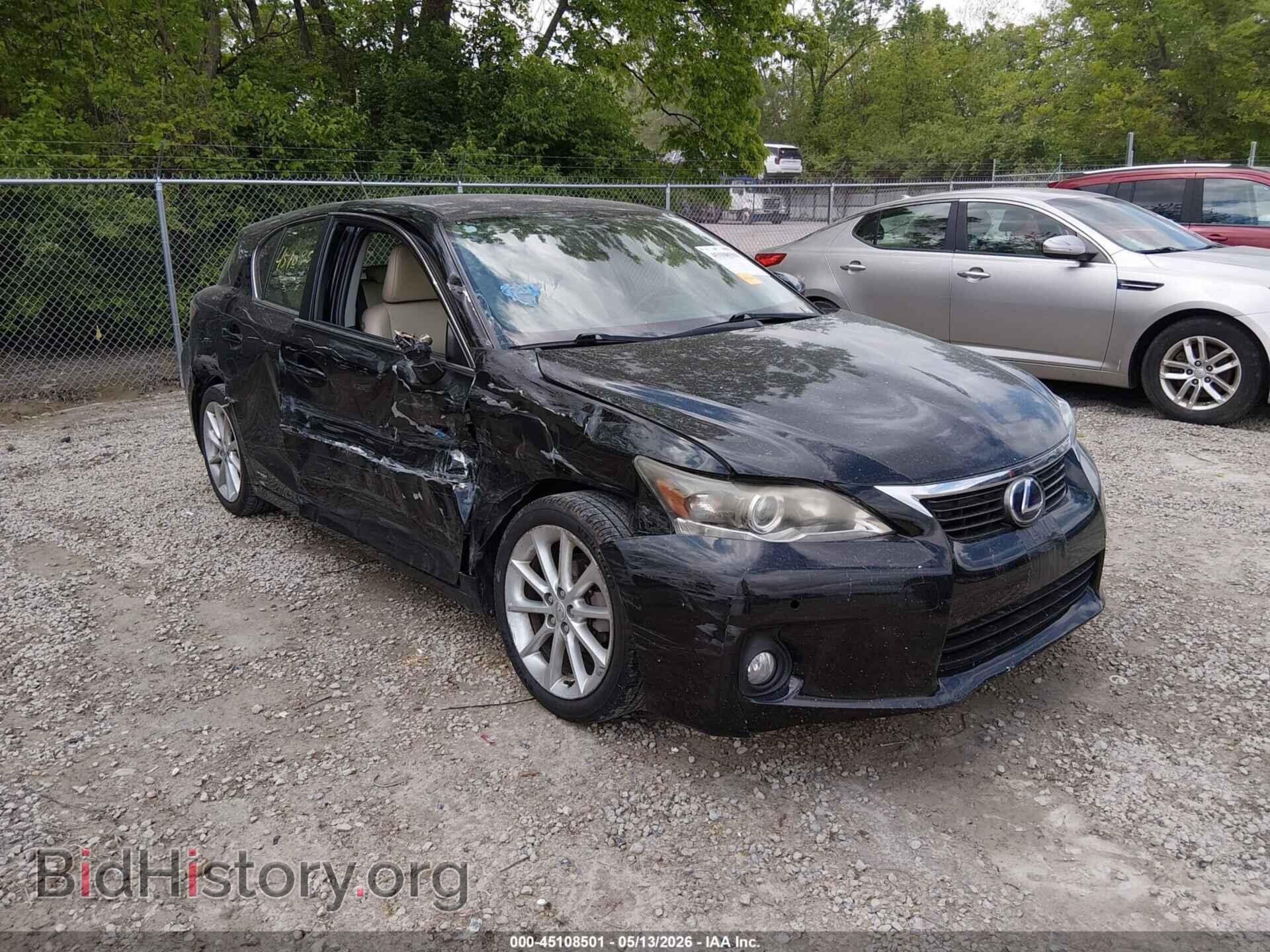Photo JTHKD5BH0C2107571 - LEXUS CT 2012