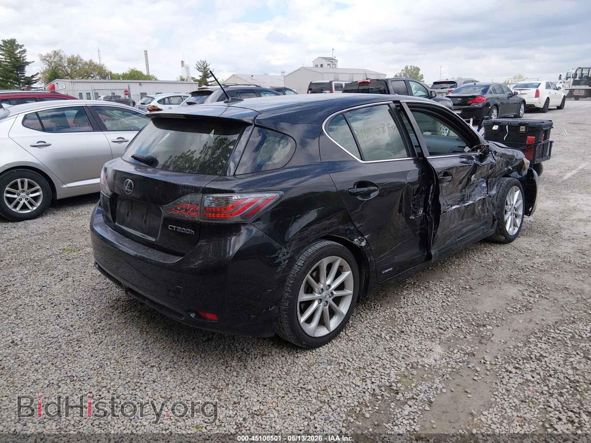 2012 LEXUS CT - VIN: JTHKD5BH0C2107571 - Фото 4