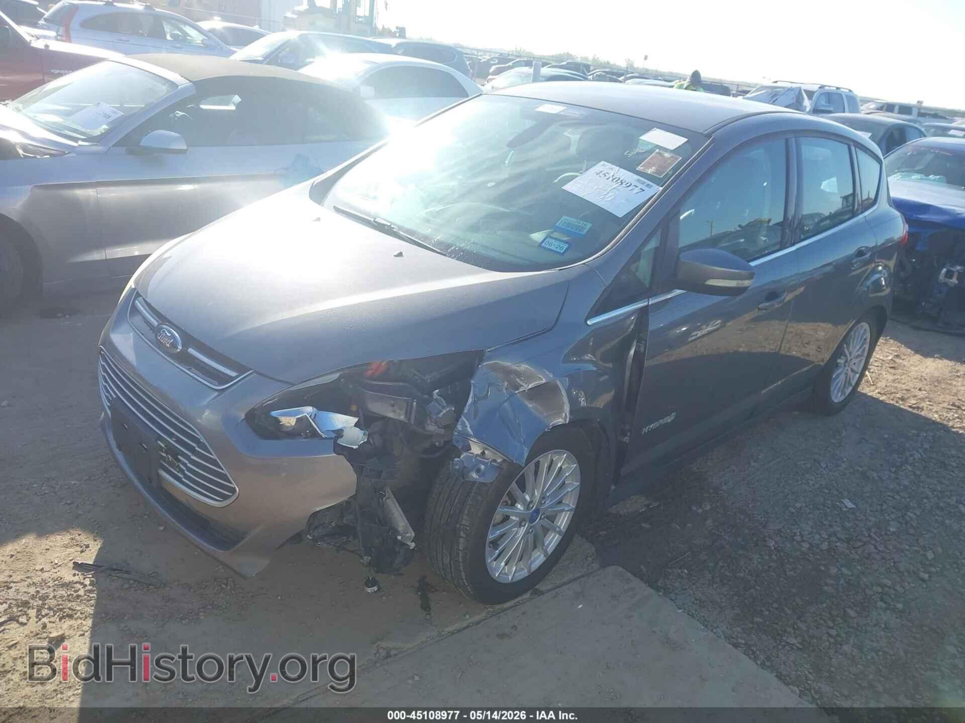 2013 FORD C-MAX HYBRID - VIN: 1FADP5BU0DL525452 - Фото 2