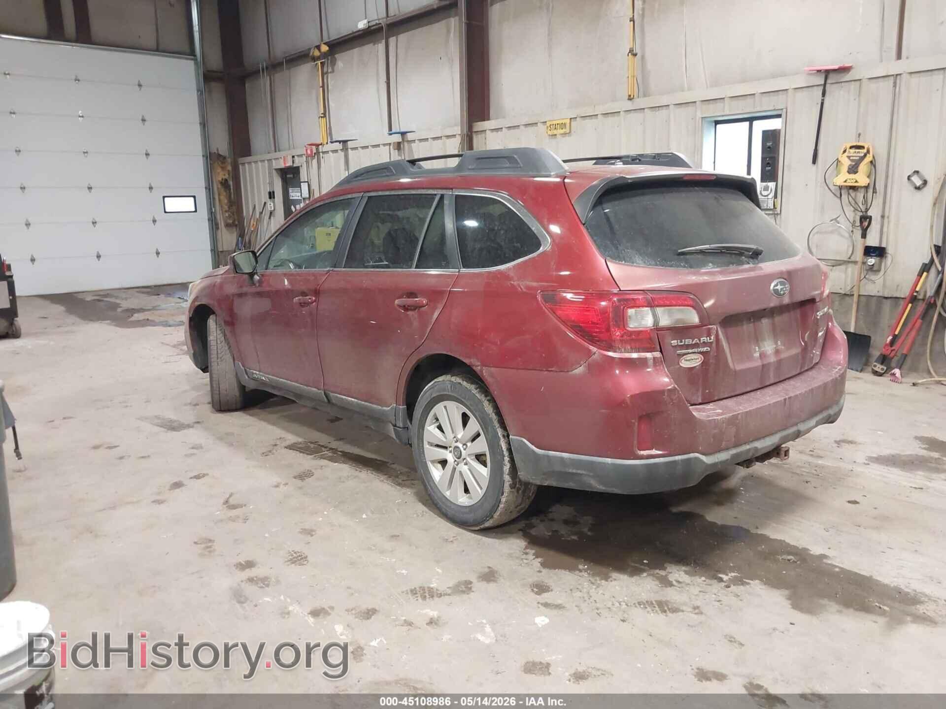 2015 SUBARU OUTBACK - VIN: 4S4BSBCC0F3320880 - Фото 3