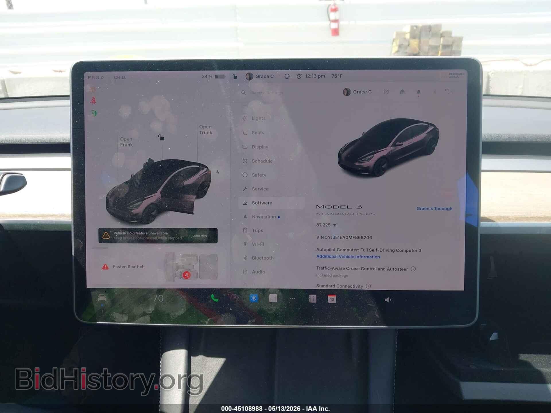 2021 TESLA MODEL 3 - VIN: 5YJ3E1EA0MF868206 - Photo 7