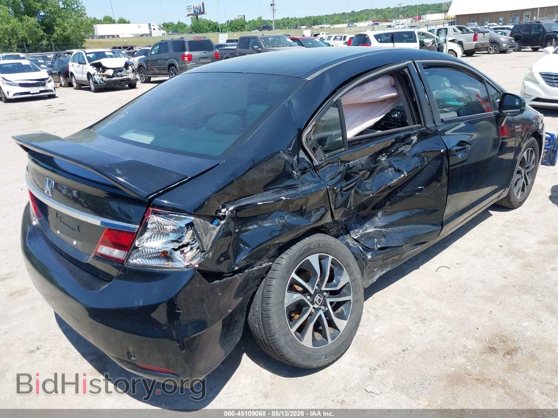 2013 HONDA CIVIC - VIN: 19XFB2F8XDE062273 - Фото 4