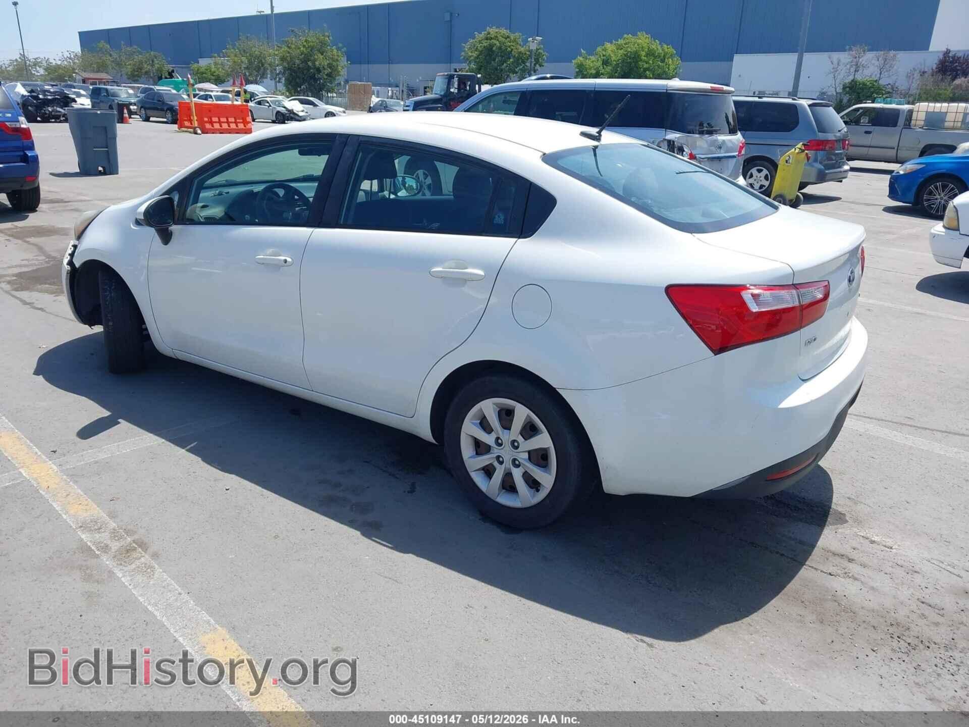 2013 KIA RIO - VIN: KNADM4A3XD6254112 - Фото 3
