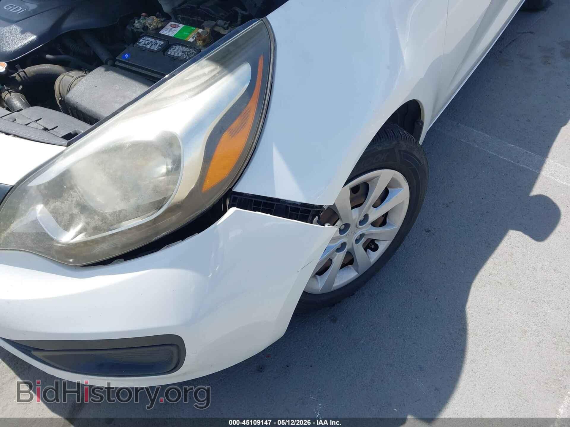 2013 KIA RIO - VIN: KNADM4A3XD6254112 - Фото 6