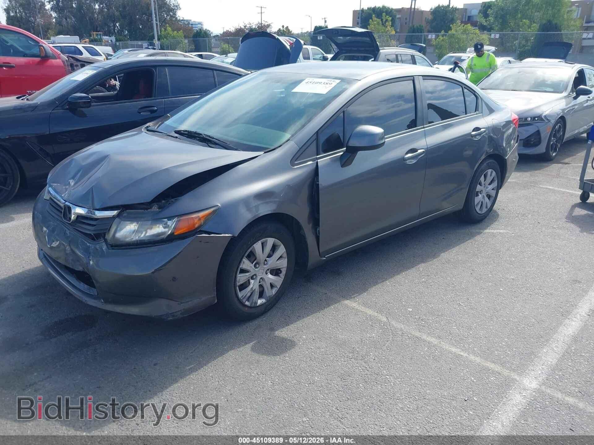 2012 HONDA CIVIC - VIN: 19XFB2F57CE339336 - Фото 2
