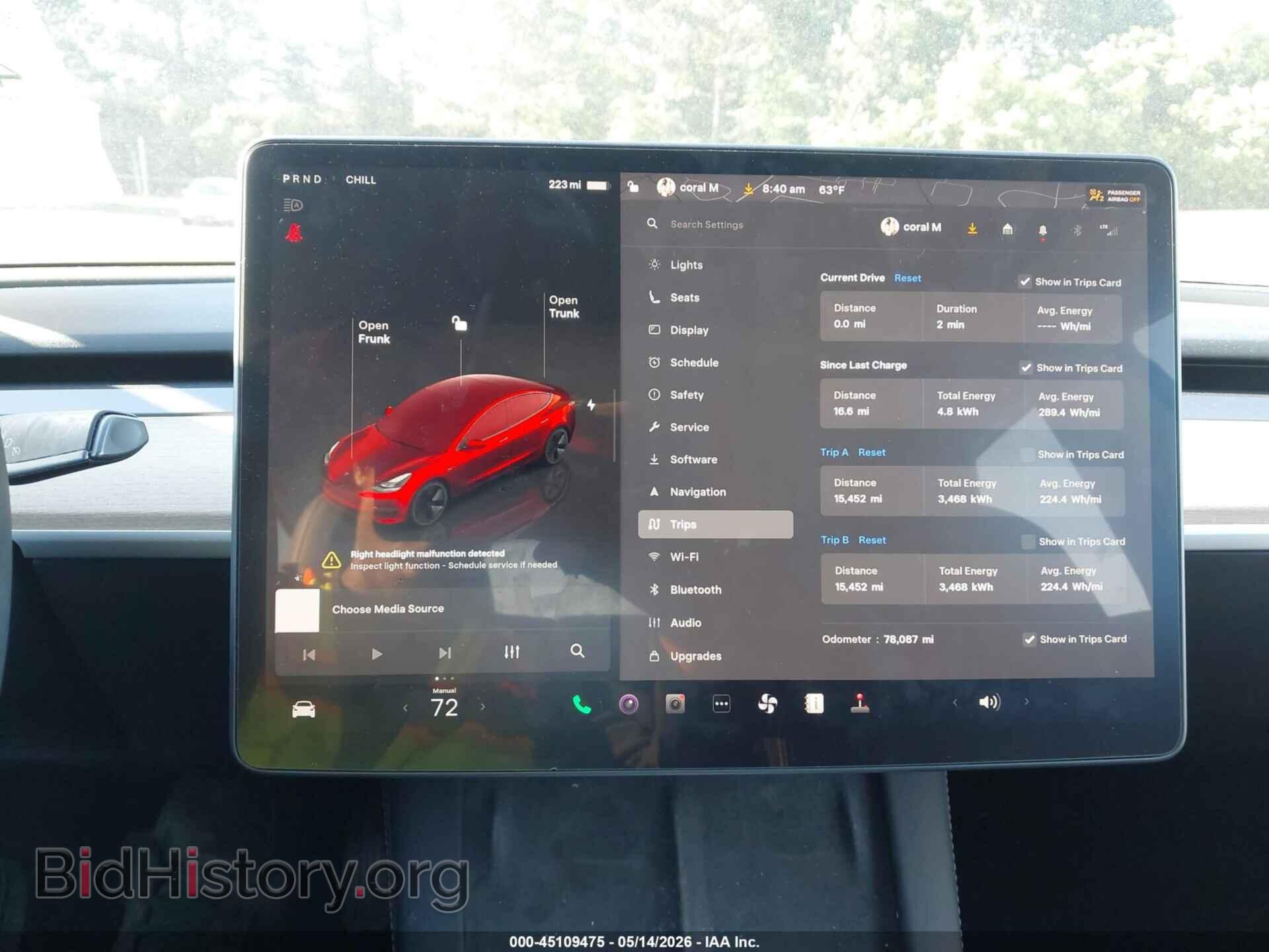 2023 TESLA MODEL 3 - VIN: 5YJ3E1EA2PF487140 - Фото 7