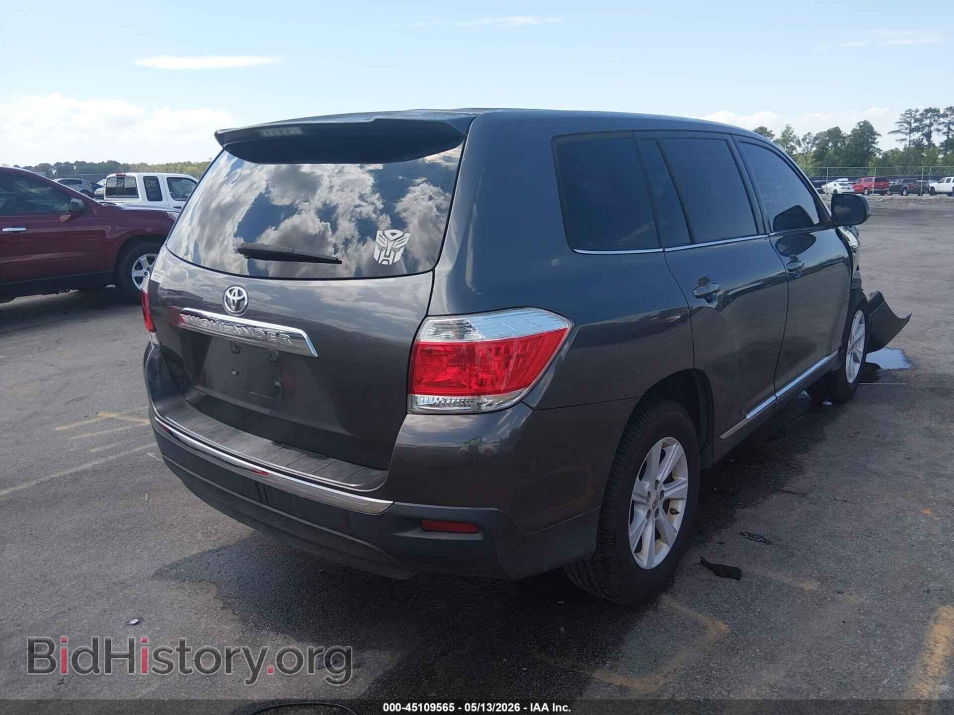 2013 TOYOTA HIGHLANDER - VIN: 5TDZA3EH0DS036357 - Фото 4