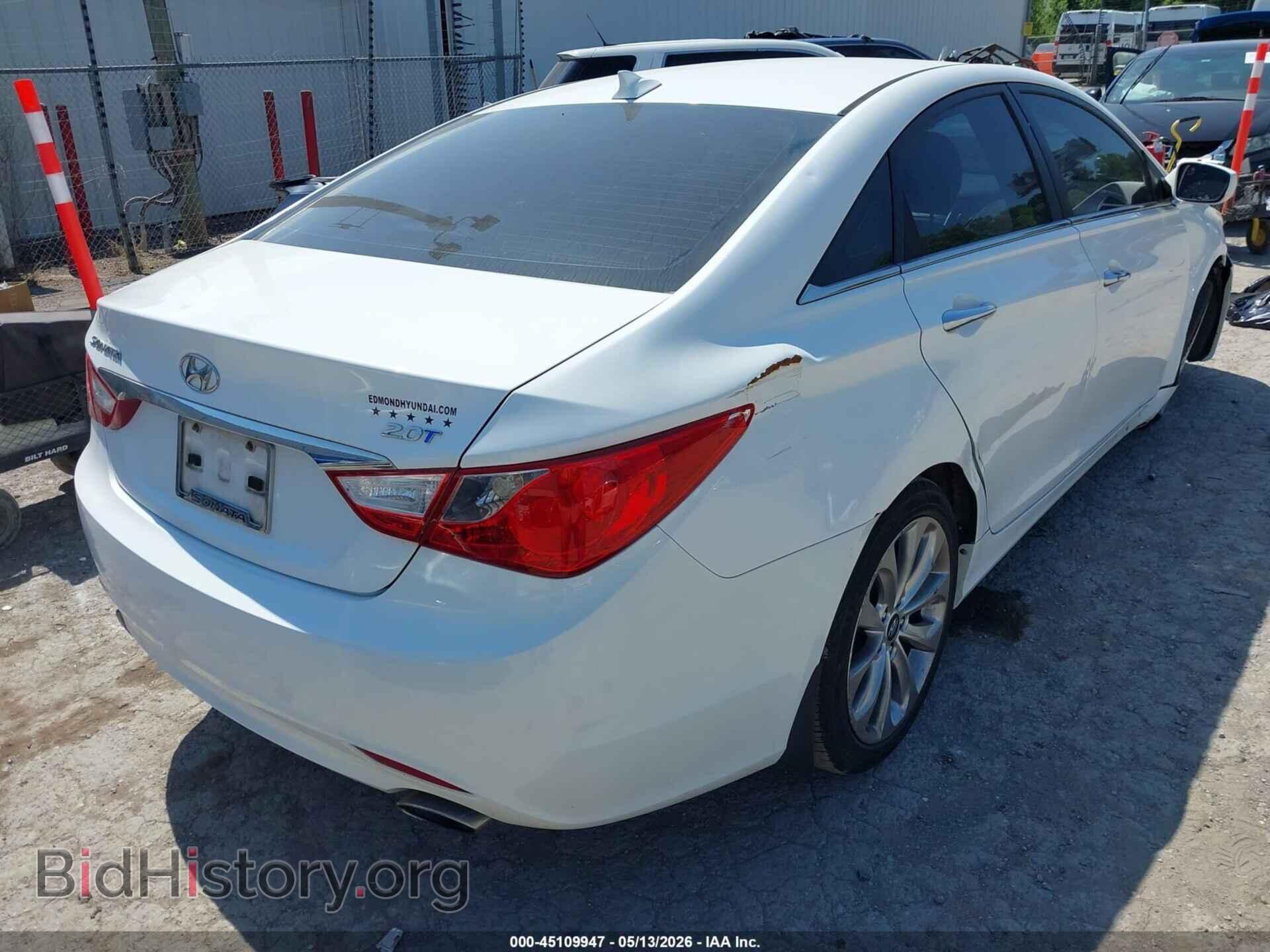 2013 HYUNDAI SONATA - VIN: 5NPEC4ABXDH529291 - Фото 4