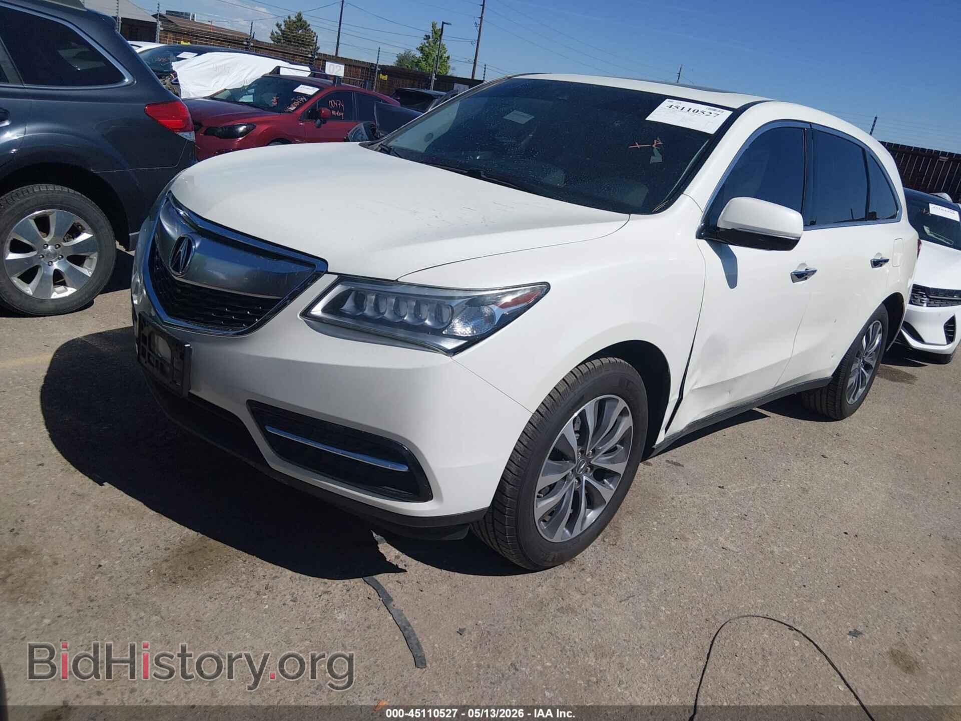 2016 ACURA MDX - VIN: 5FRYD4H40GB061848 - Photo 2