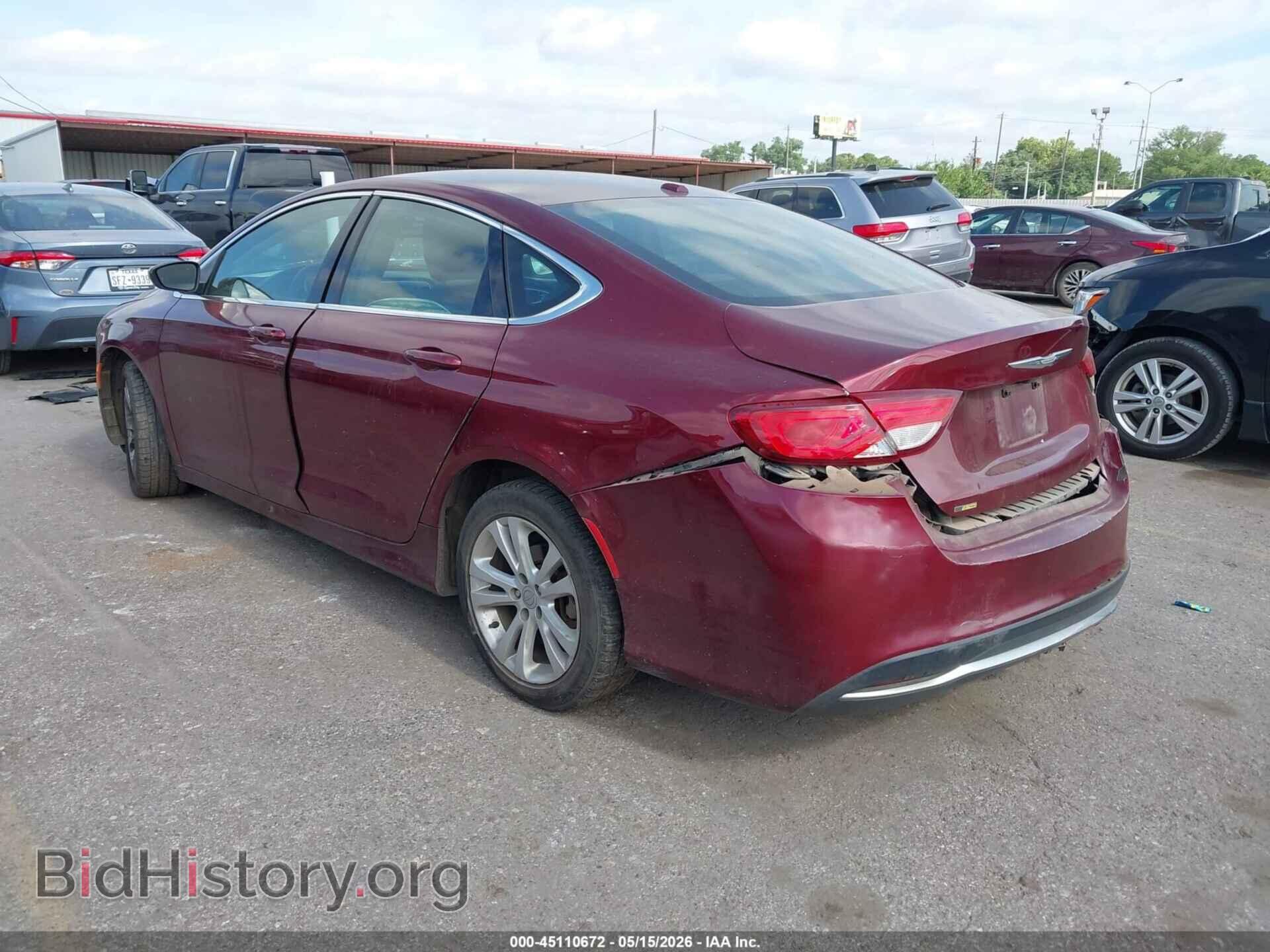 2015 CHRYSLER 200 - VIN: 1C3CCCAB4FN598499 - Photo 3
