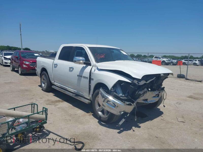 2012 RAM 1500 SLT (VIN 1C6RD6LT6CS207240) — фото 1 из 16, IAAI, повреждение: передняя часть