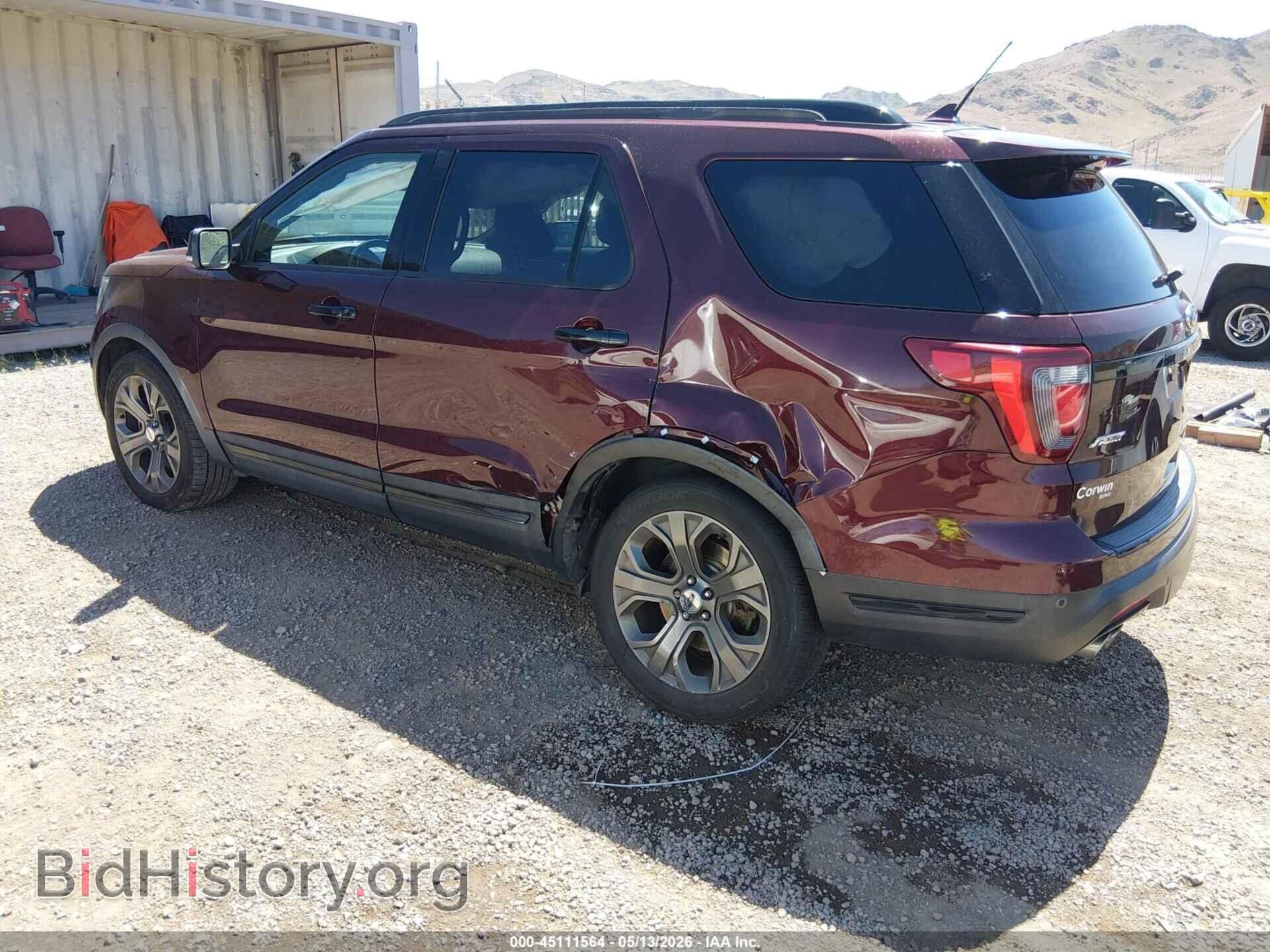 2018 FORD EXPLORER - VIN: 1FM5K8GT4JGB65925 - Фото 3