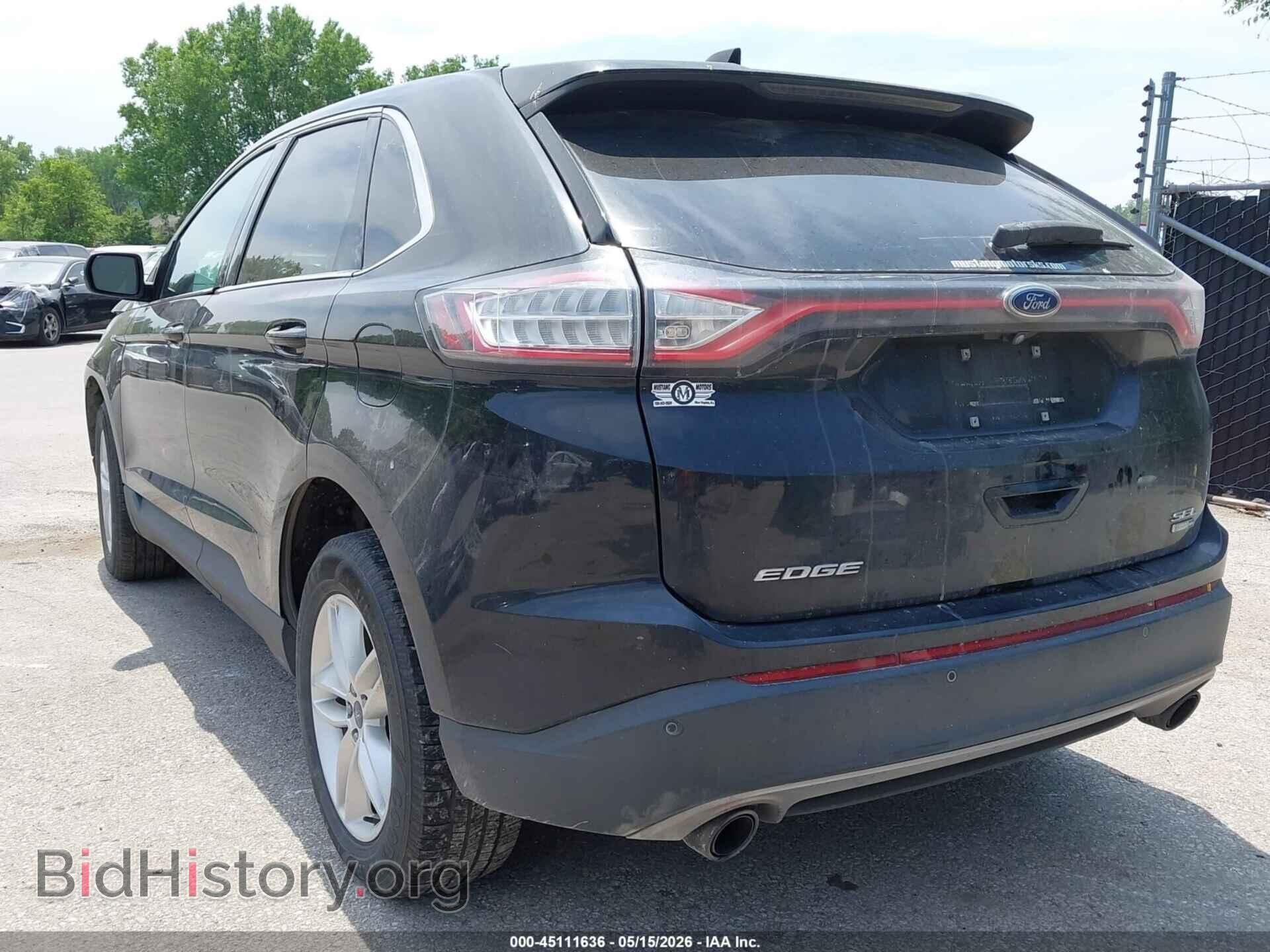 2016 FORD EDGE - VIN: 2FMPK4J99GBC16995 - Фото 3