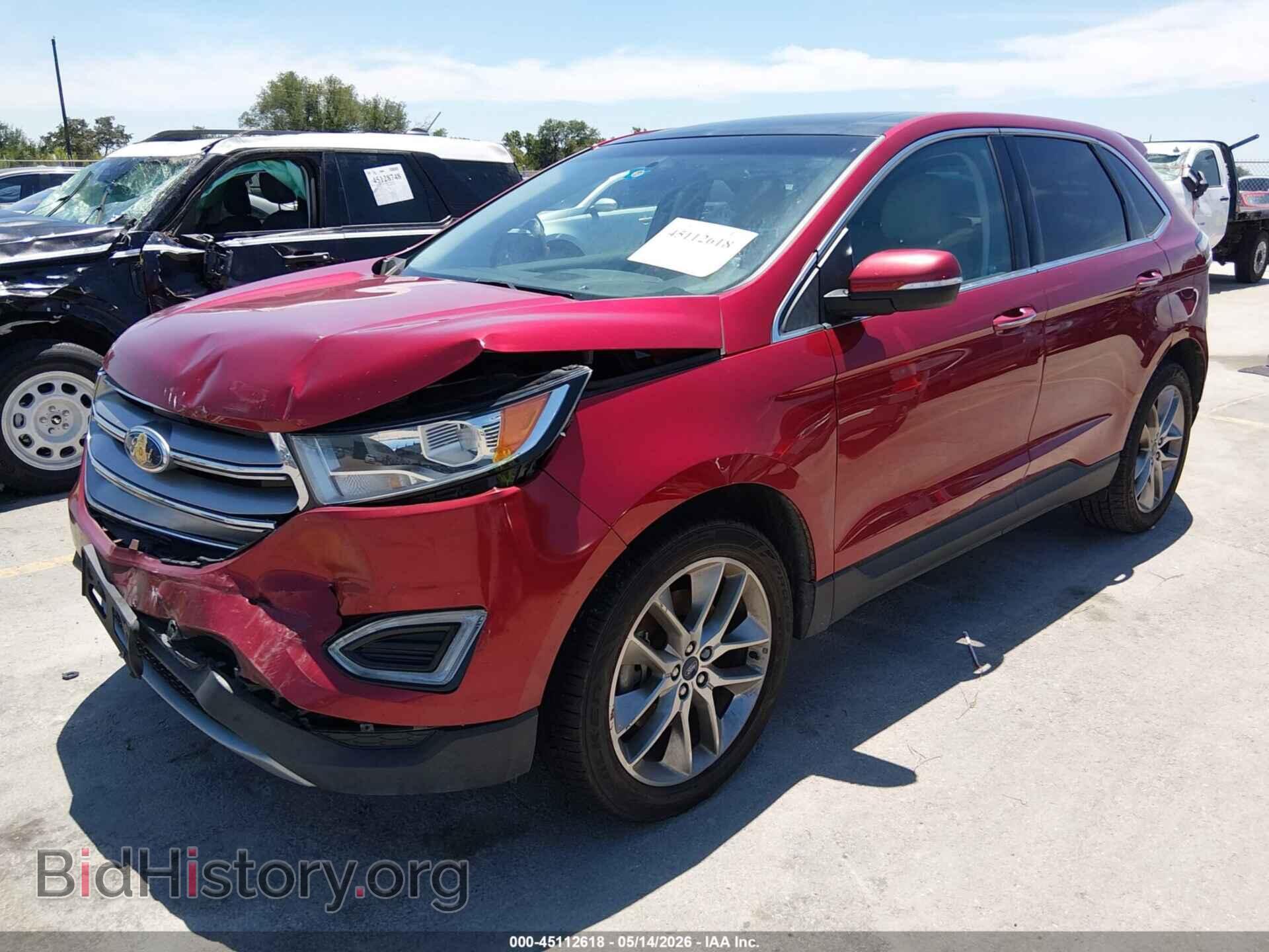 2015 FORD EDGE - VIN: 2FMTK3K83FBB66558 - Photo 2