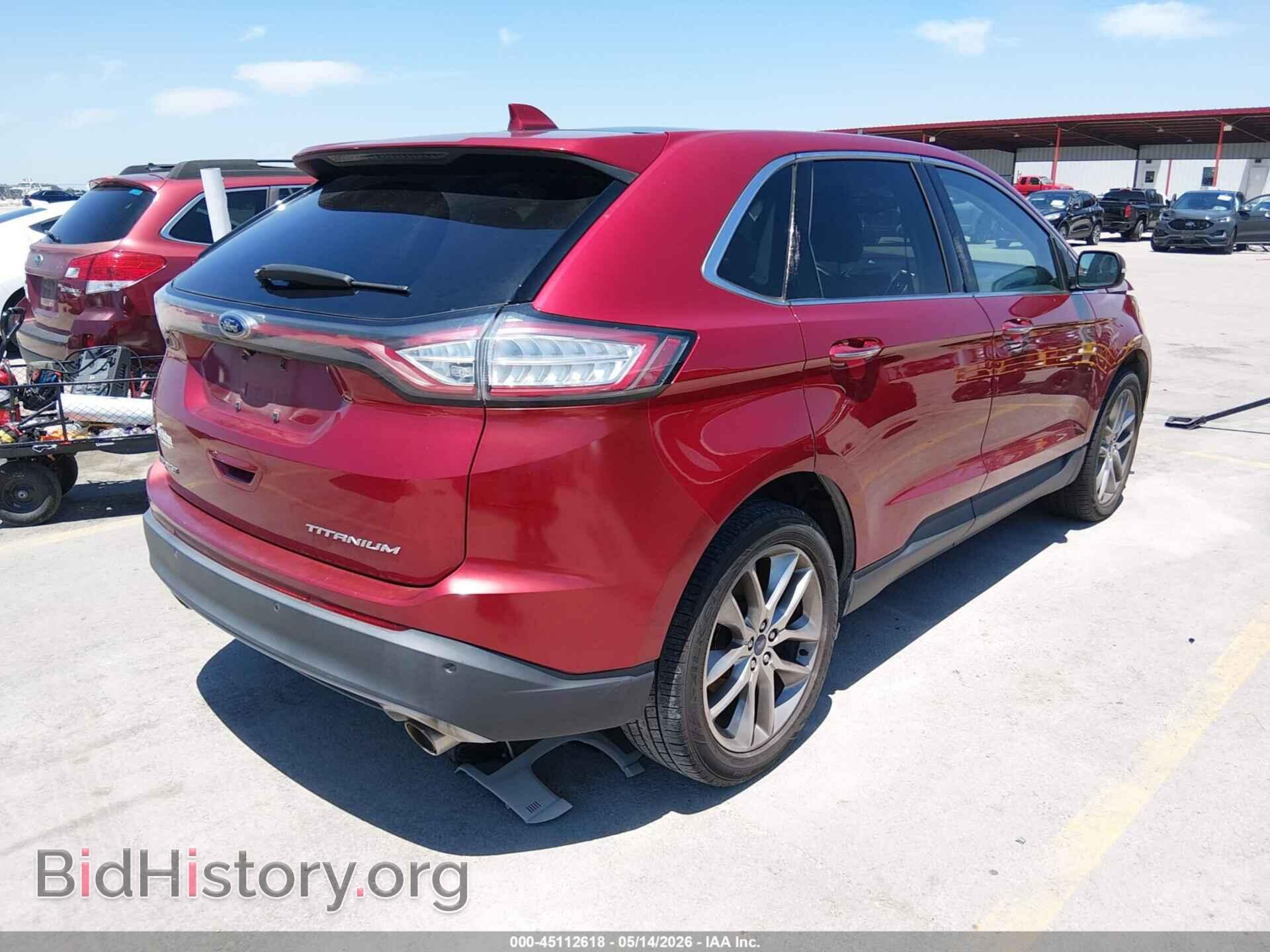 2015 FORD EDGE - VIN: 2FMTK3K83FBB66558 - Photo 4