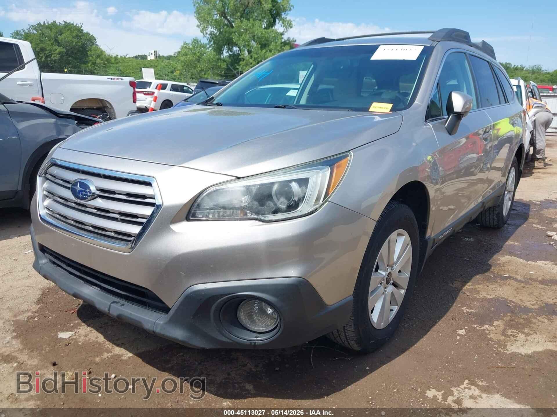 2016 SUBARU OUTBACK - VIN: 4S4BSBCC6G3322893 - Фото 2
