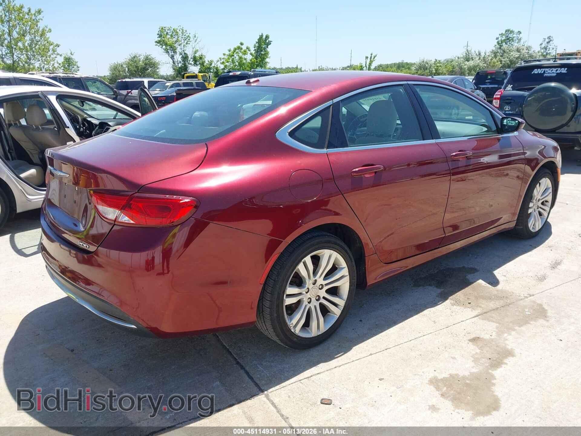 2015 CHRYSLER 200 - VIN: 1C3CCCAB5FN561929 - Фото 4