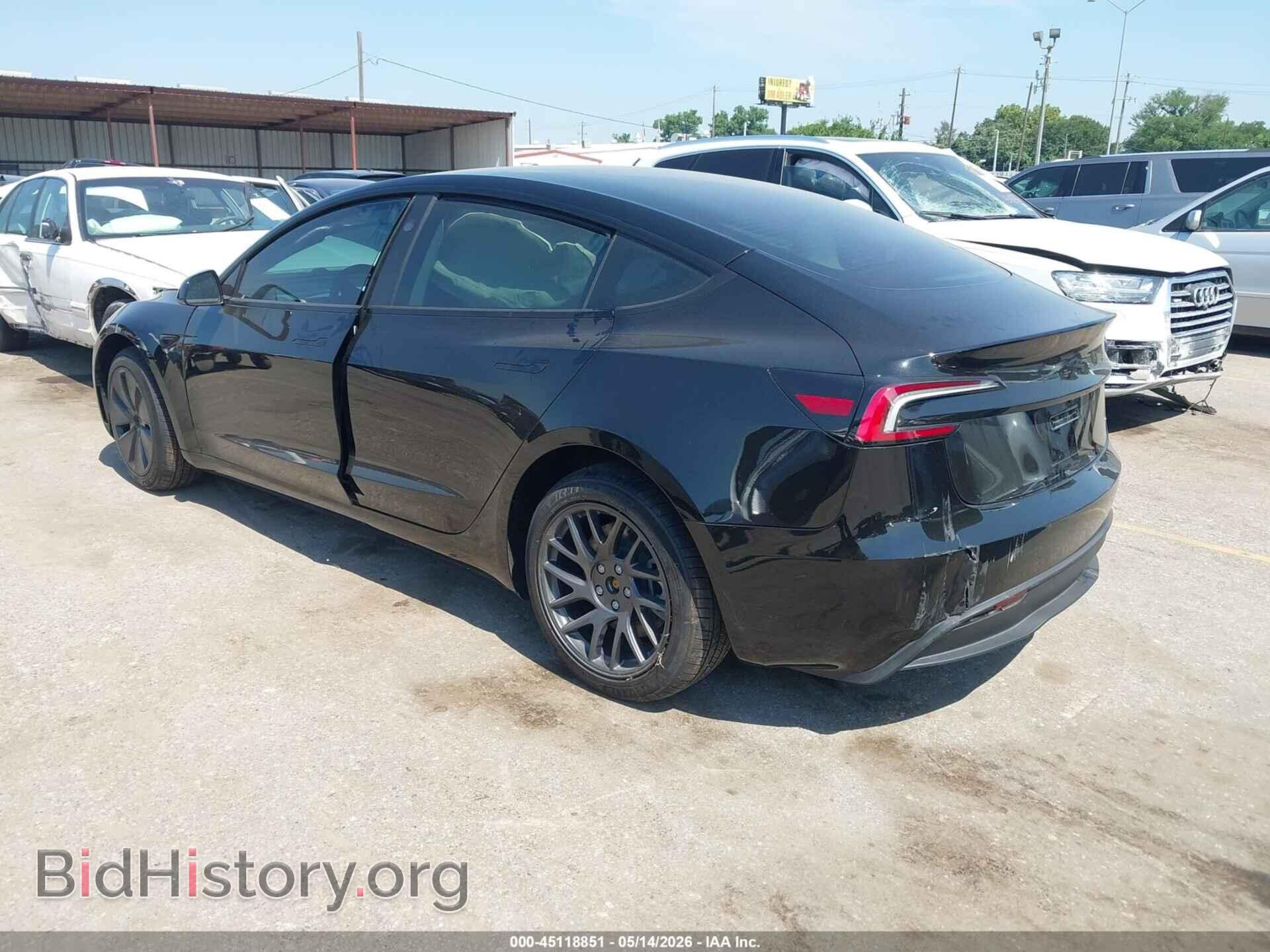 2026 TESLA MODEL 3 - VIN: 5YJ3E1EA6TF149069 - Фото 3
