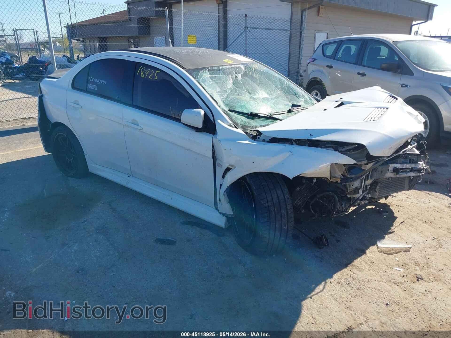 Photo JA32W8FV4CU032521 - MITSUBISHI LANCER EVOLUTION 2012