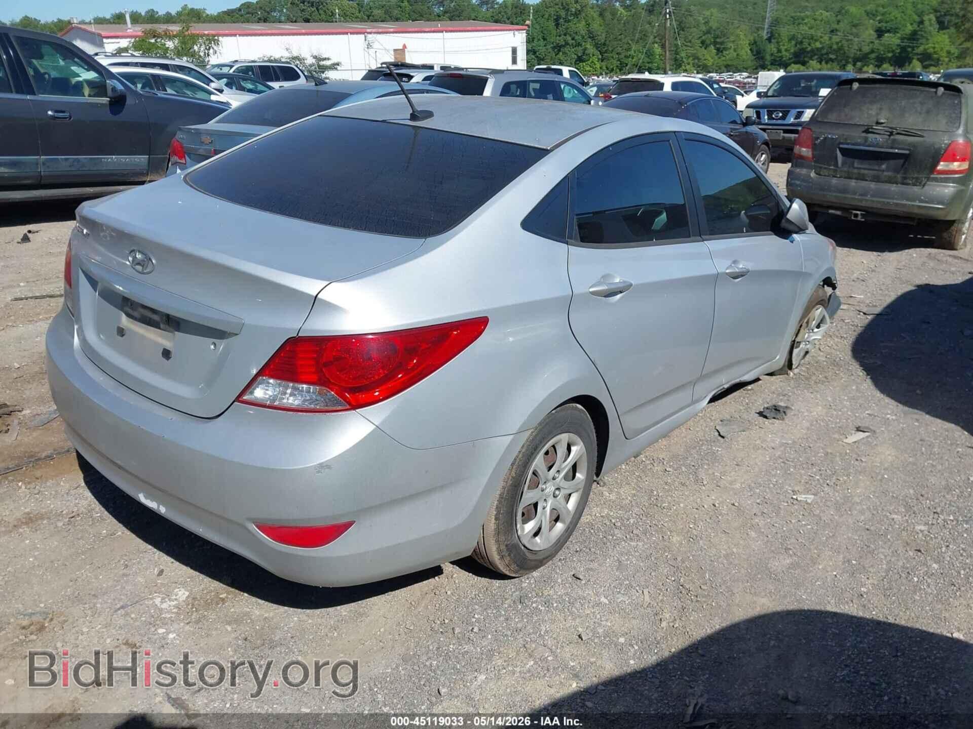 2014 HYUNDAI ACCENT - VIN: KMHCT4AE6EU722039 - Фото 4