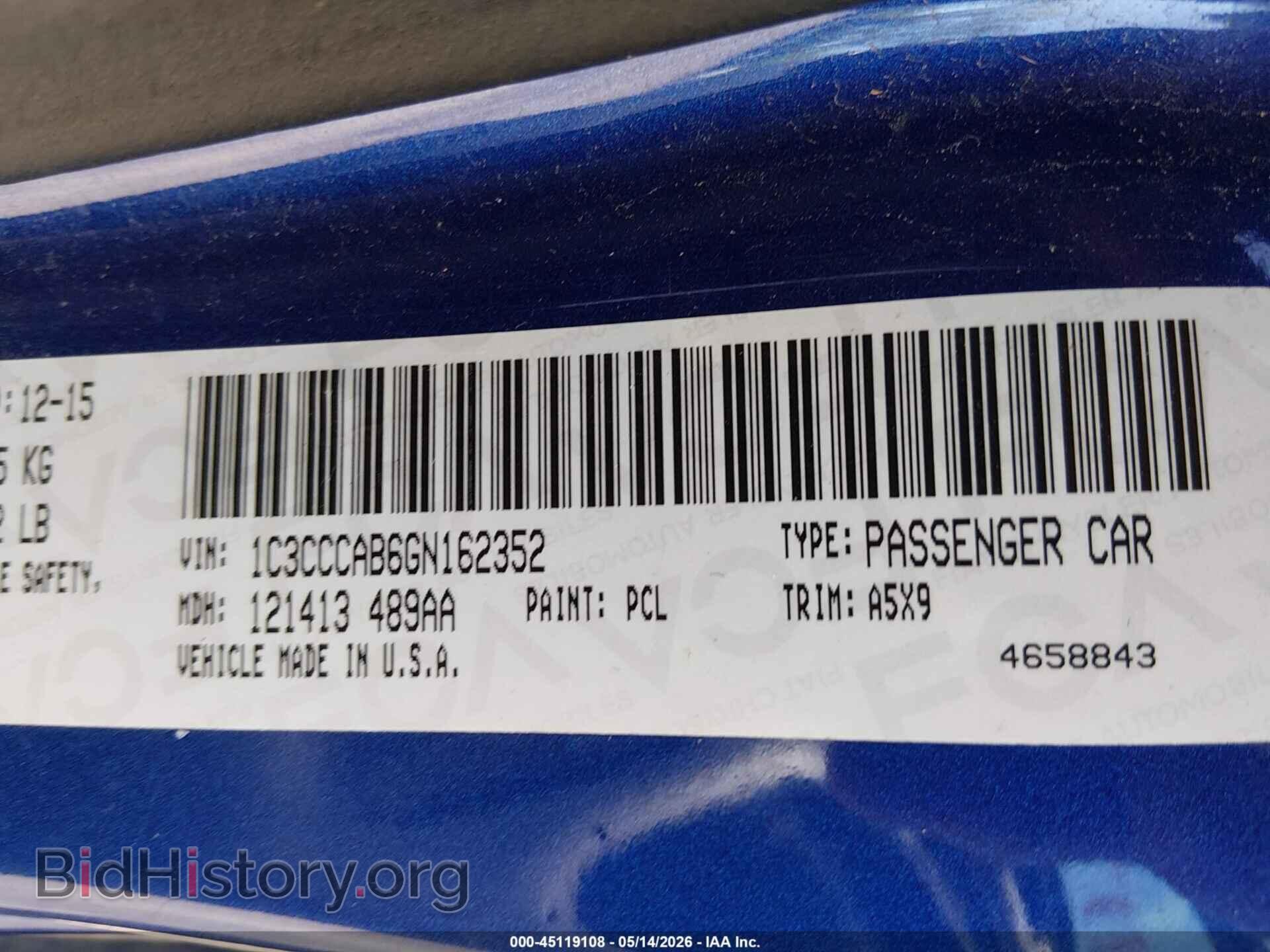2016 CHRYSLER 200 - VIN: 1C3CCCAB6GN162352 - Photo 9