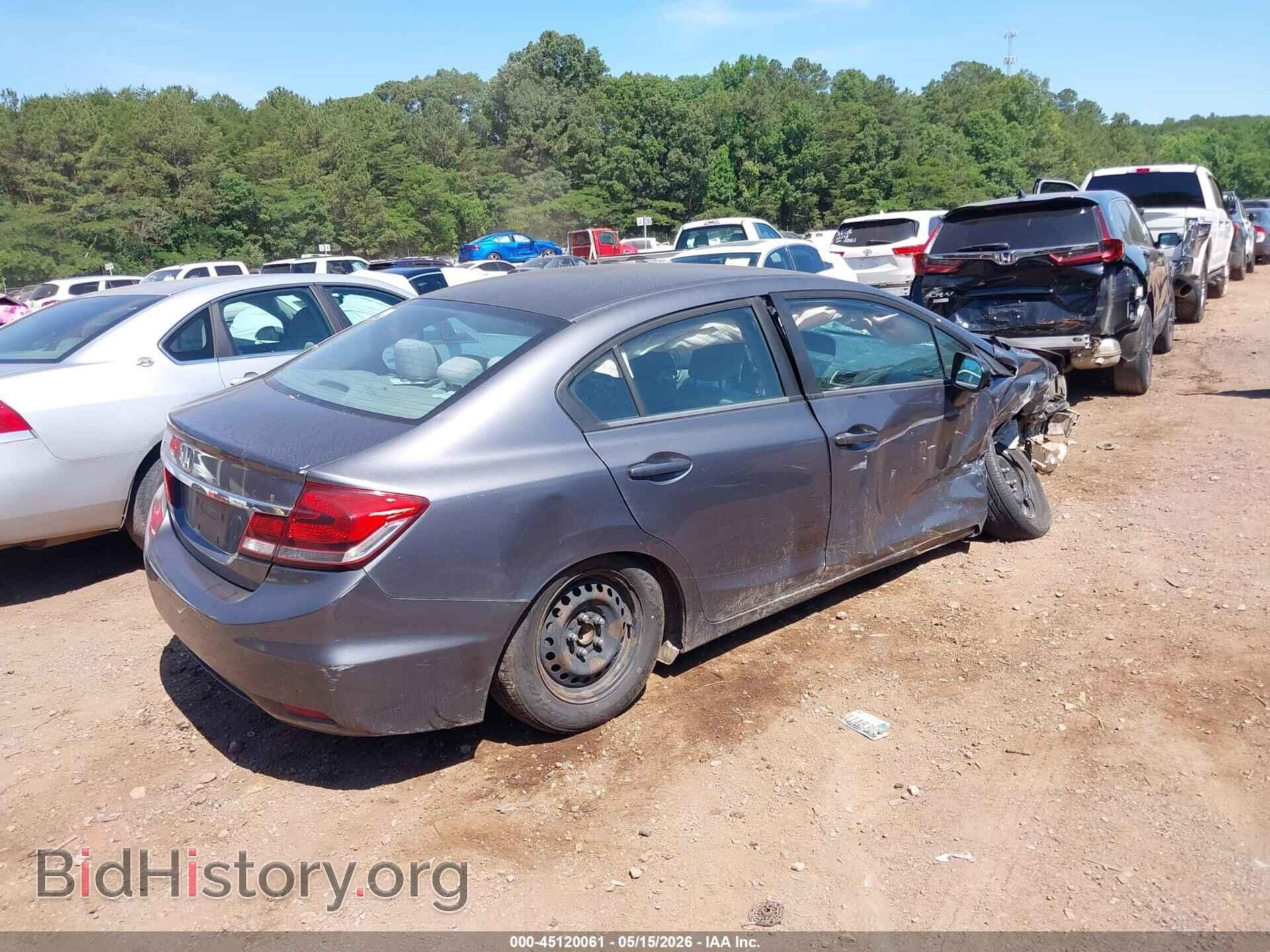 2014 HONDA CIVIC - VIN: 19XFB2F51EE004740 - Фото 4